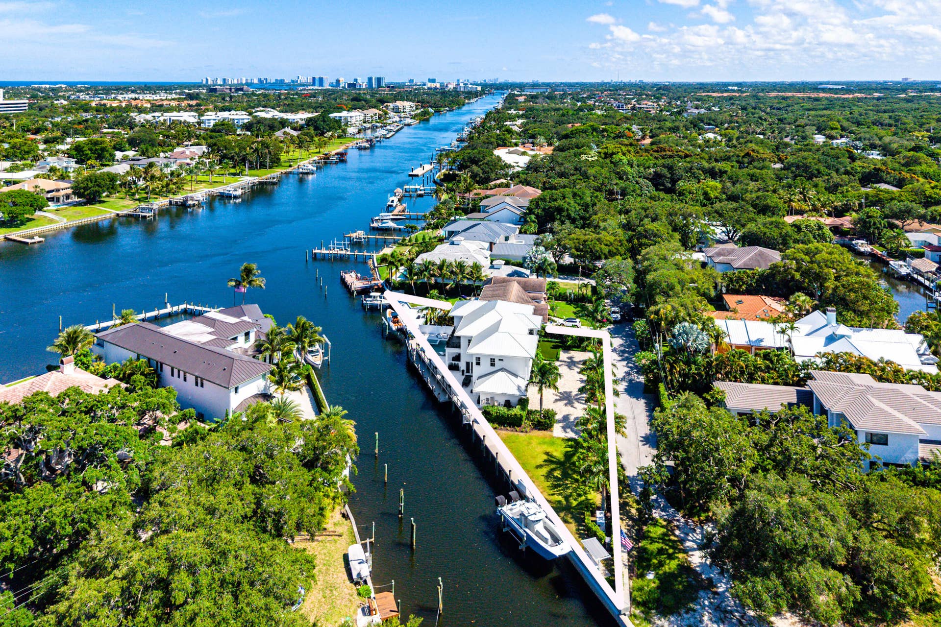 12898 S Shore Drive, Palm Beach Gardens, FL 33410 .60 Acre Lot + 240ft Deep Waterfrontage