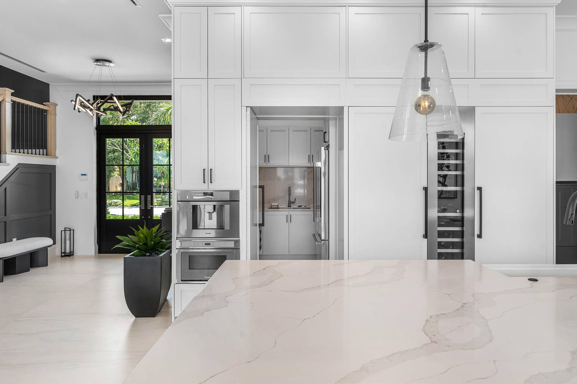 12898 S Shore Drive, Palm Beach Gardens, FL 33410 Entry to Butler's Kitchen
