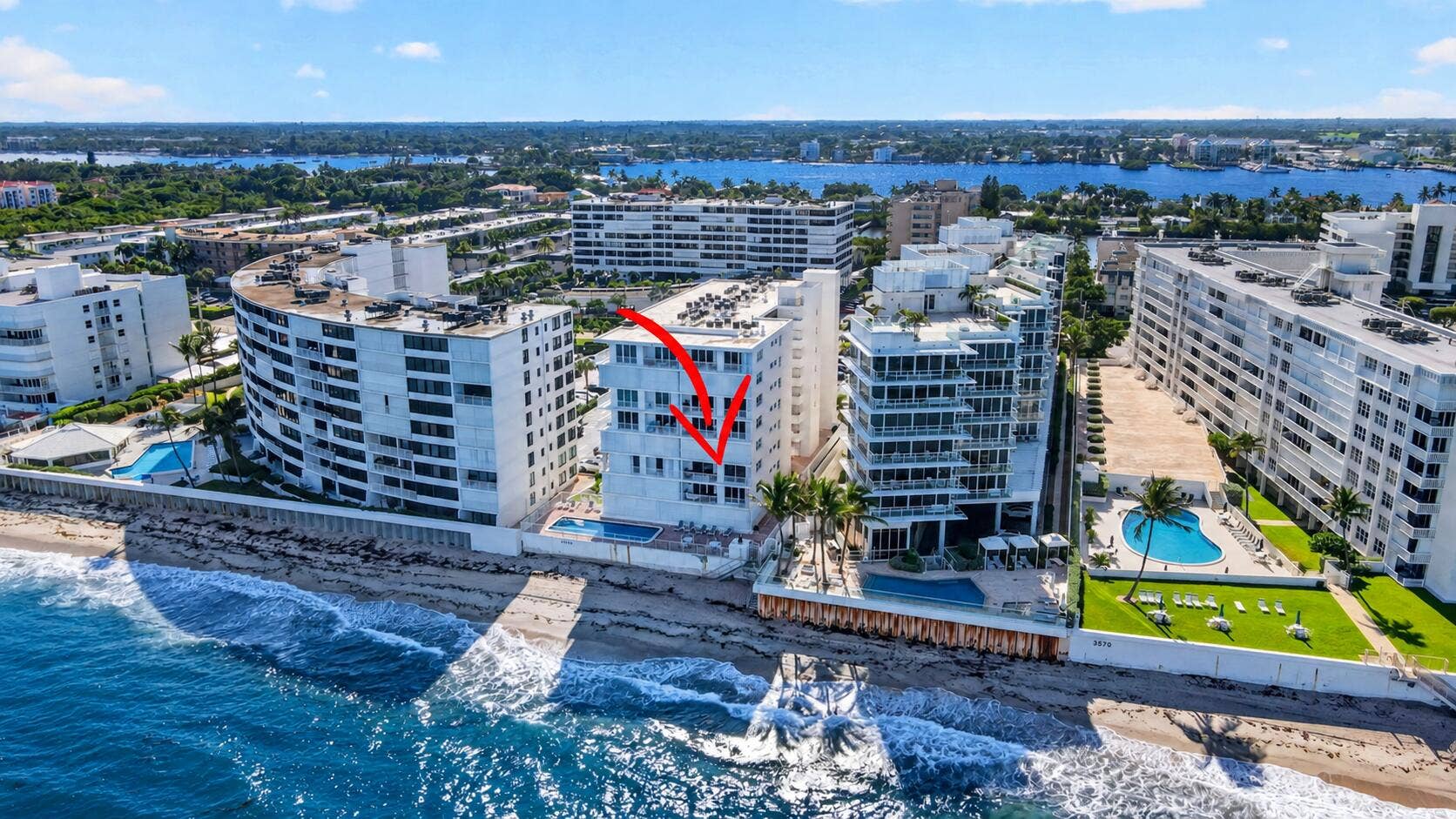 3580 S OCEAN Boulevard, #4F, South Palm Beach, South Palm Beach, FL 33480 Beachfront property with direct ocean access