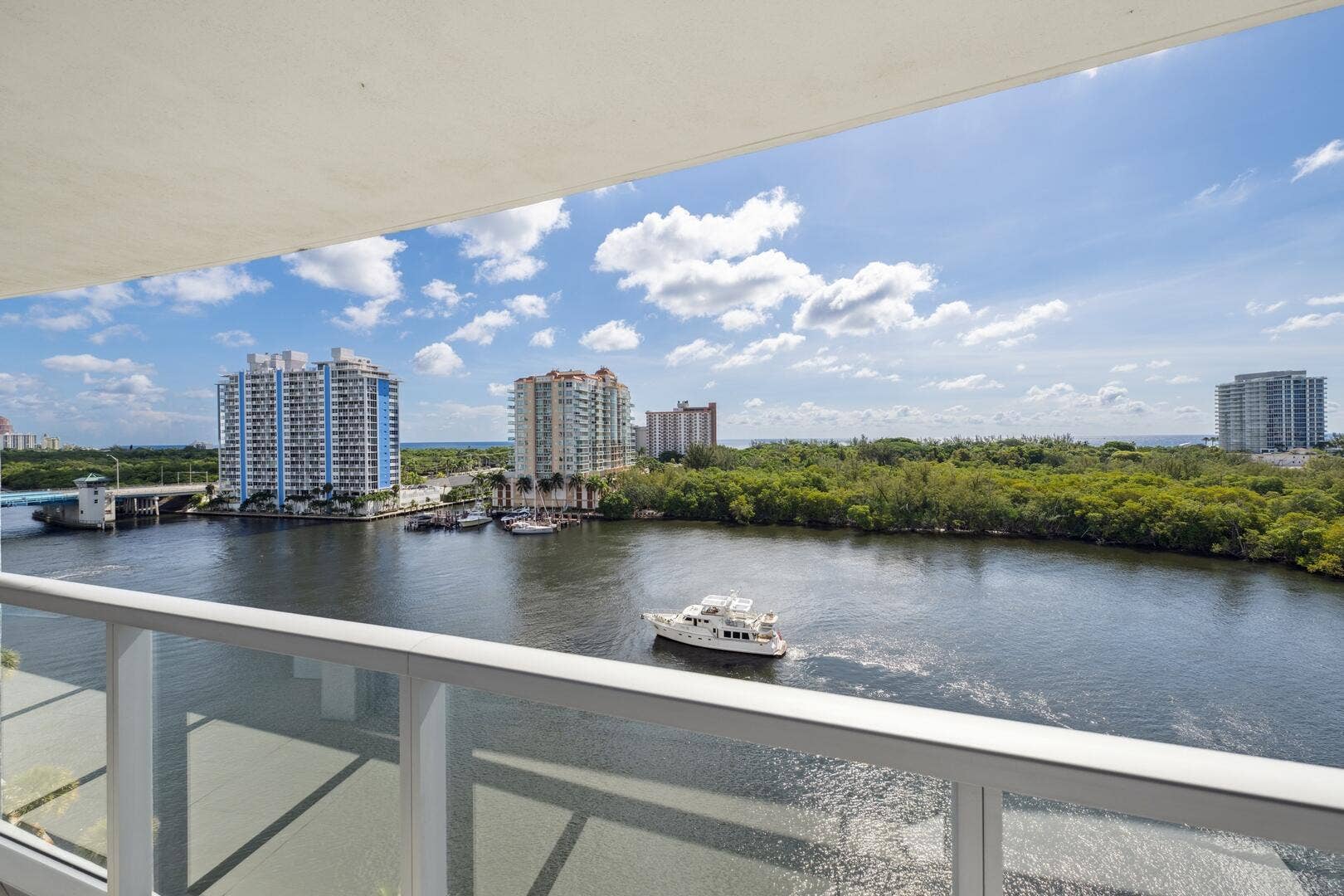 920 Intracoastal Drive, #801, Fort Lauderdale, FL 33304 Views from the balcony