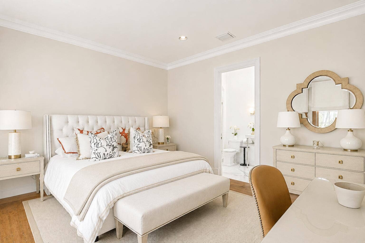 437 Chilean Avenue, Palm Beach, FL 33480 Guest Bedroom 1 Virtually Enhanced