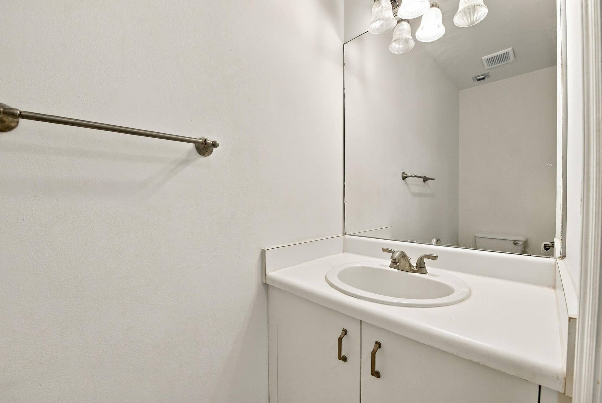 First floor half bathroom