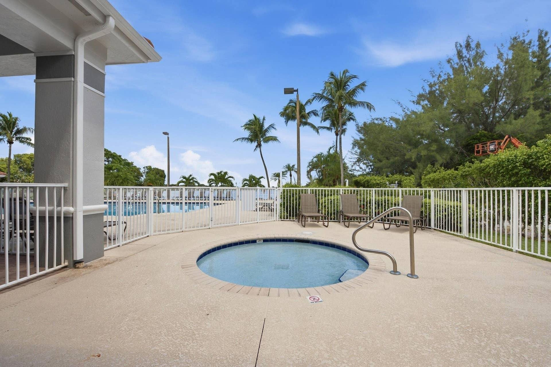 Beautifully landscaped gated Homeowners Association. Our community offers two swimming pools and playgrounds, a tennis court, basketball court, exercise room, barbeque areas, lake, and clubhouse.