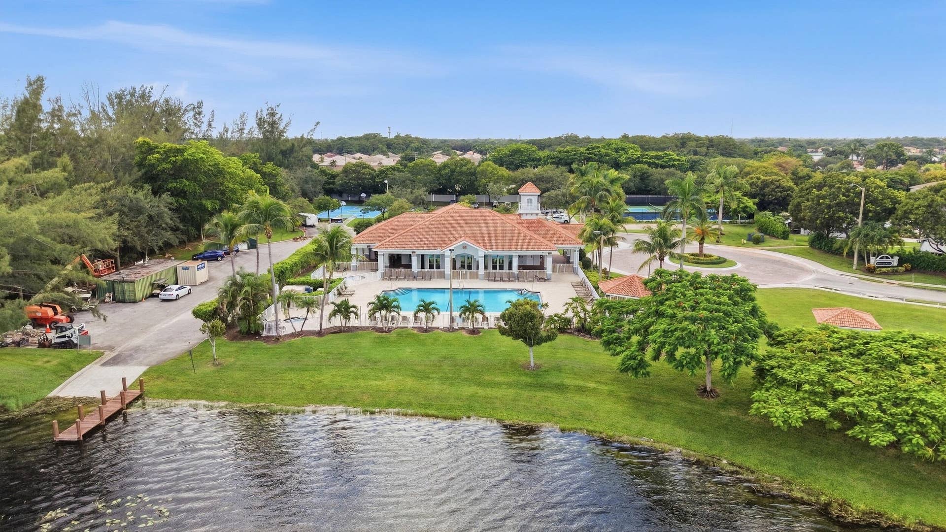 Beautifully landscaped gated Homeowners Association. Our community offers two swimming pools and playgrounds, a tennis court, basketball court, exercise room, barbeque areas, lake, and clubhouse.