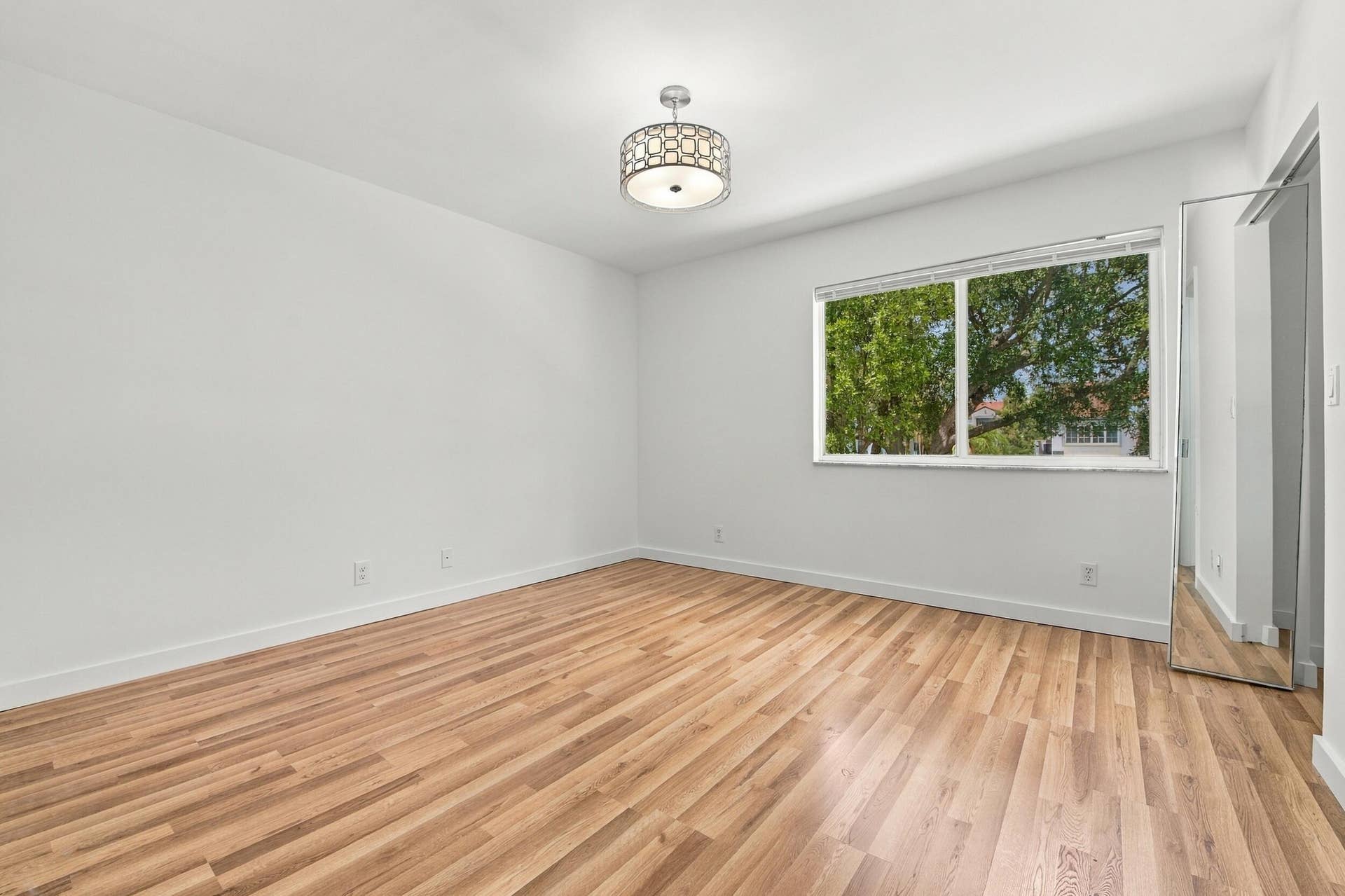 Spacious primary bedroom