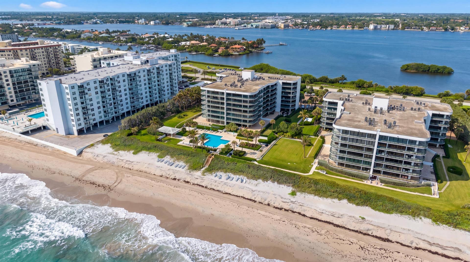 3440 S OCEAN Boulevard, #708S, Palm Beach, FL 33480 Aerial 1
