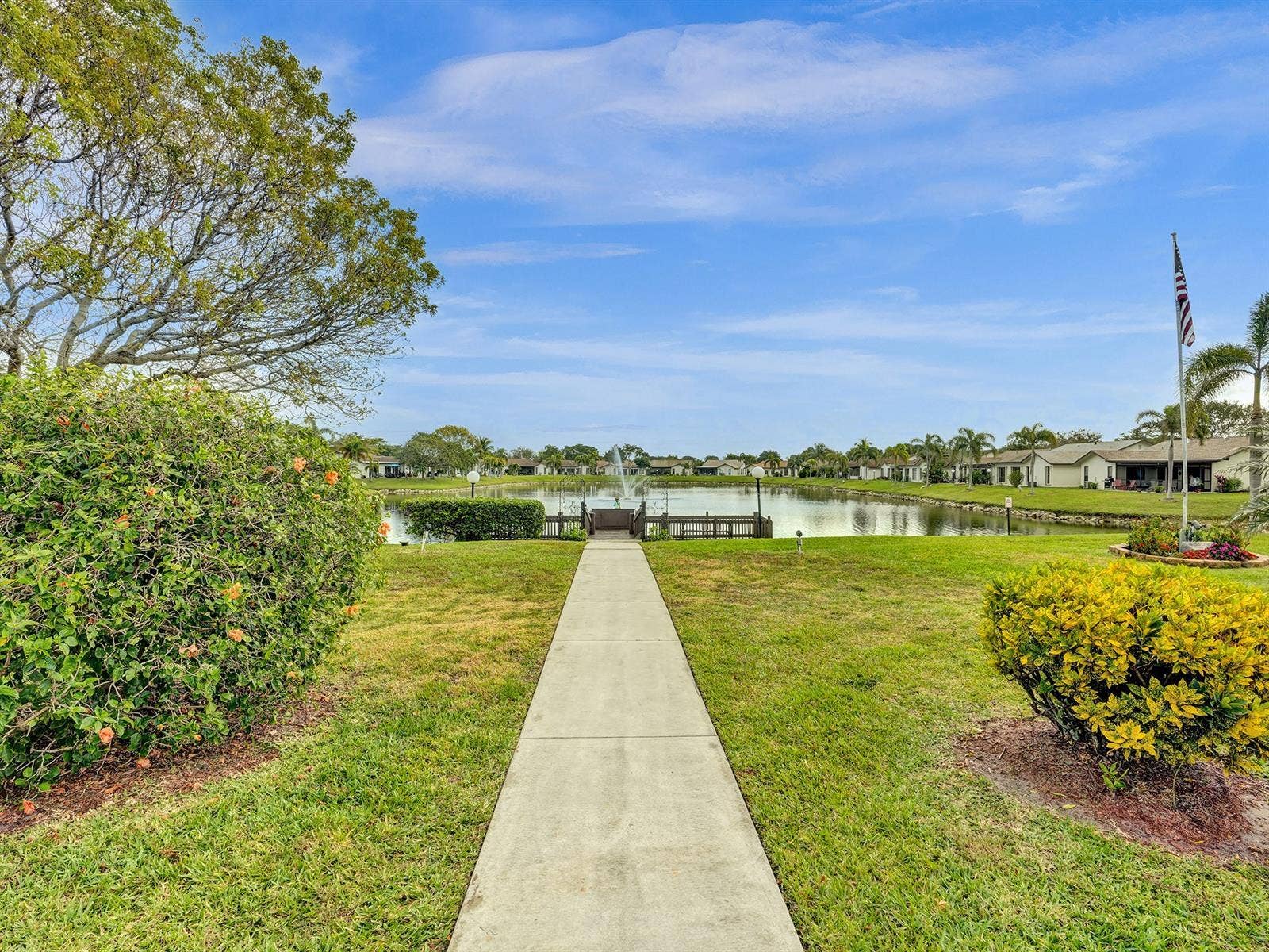 Walk to the lake and dock