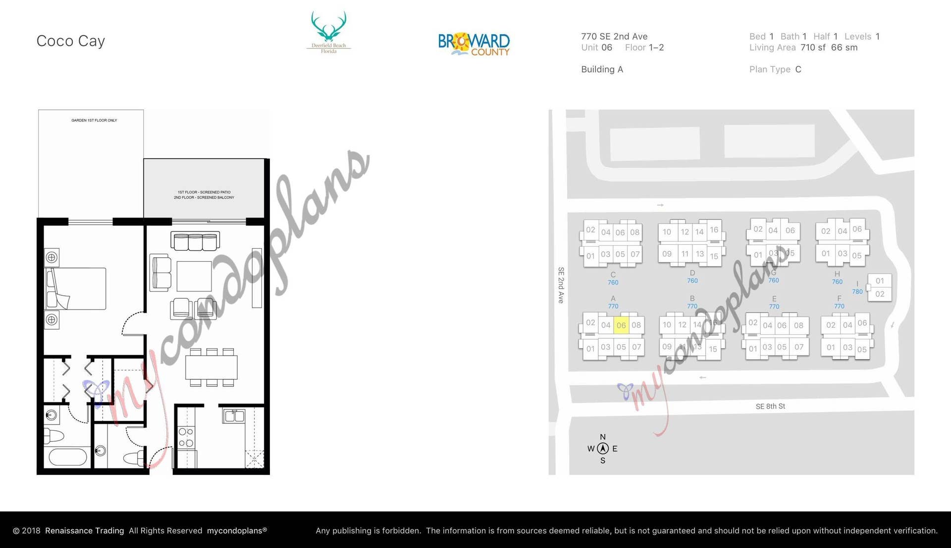 770 SE 2ND Avenue, #A107, Deerfield Beach, FL 33441 A106 - Floor Plan 6150764 (2)
