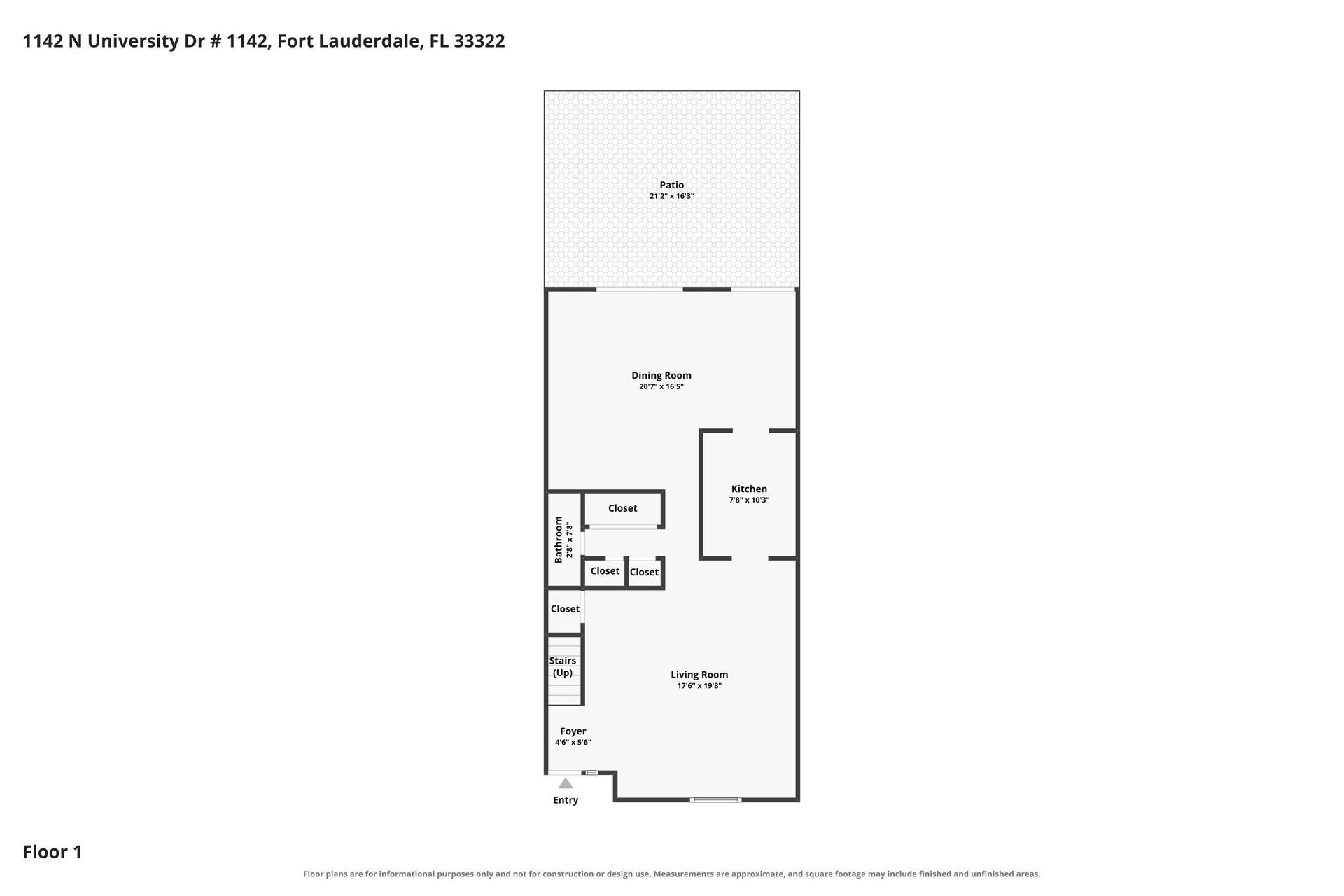 1142 N University Drive, Plantation, FL 33322 1142 floor plan 2