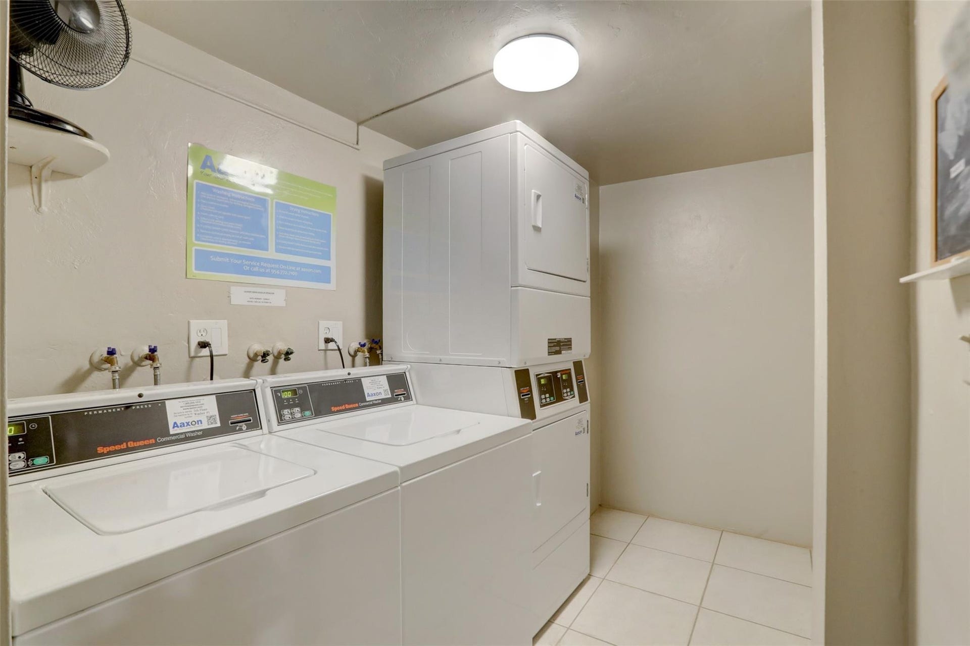 3300 NE 36th Street, #309, Fort Lauderdale, FL 33308 2 washers per floor