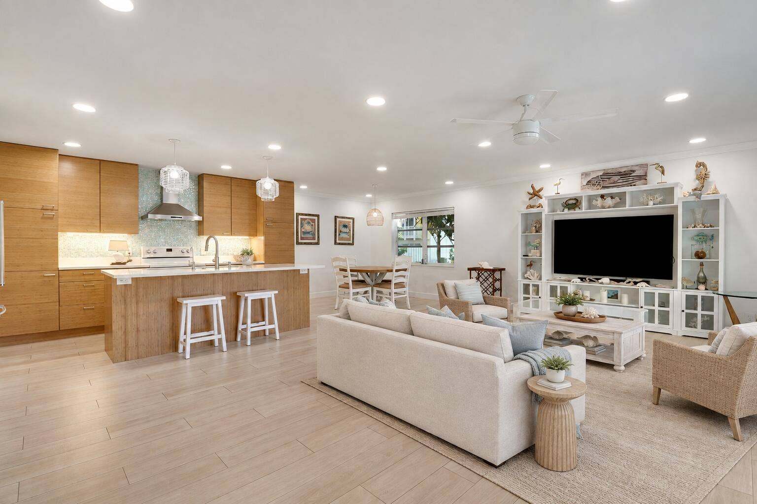 232 Seabreeze Circle, Jupiter, FL 33477 Living Room Furniture Virtually Staged