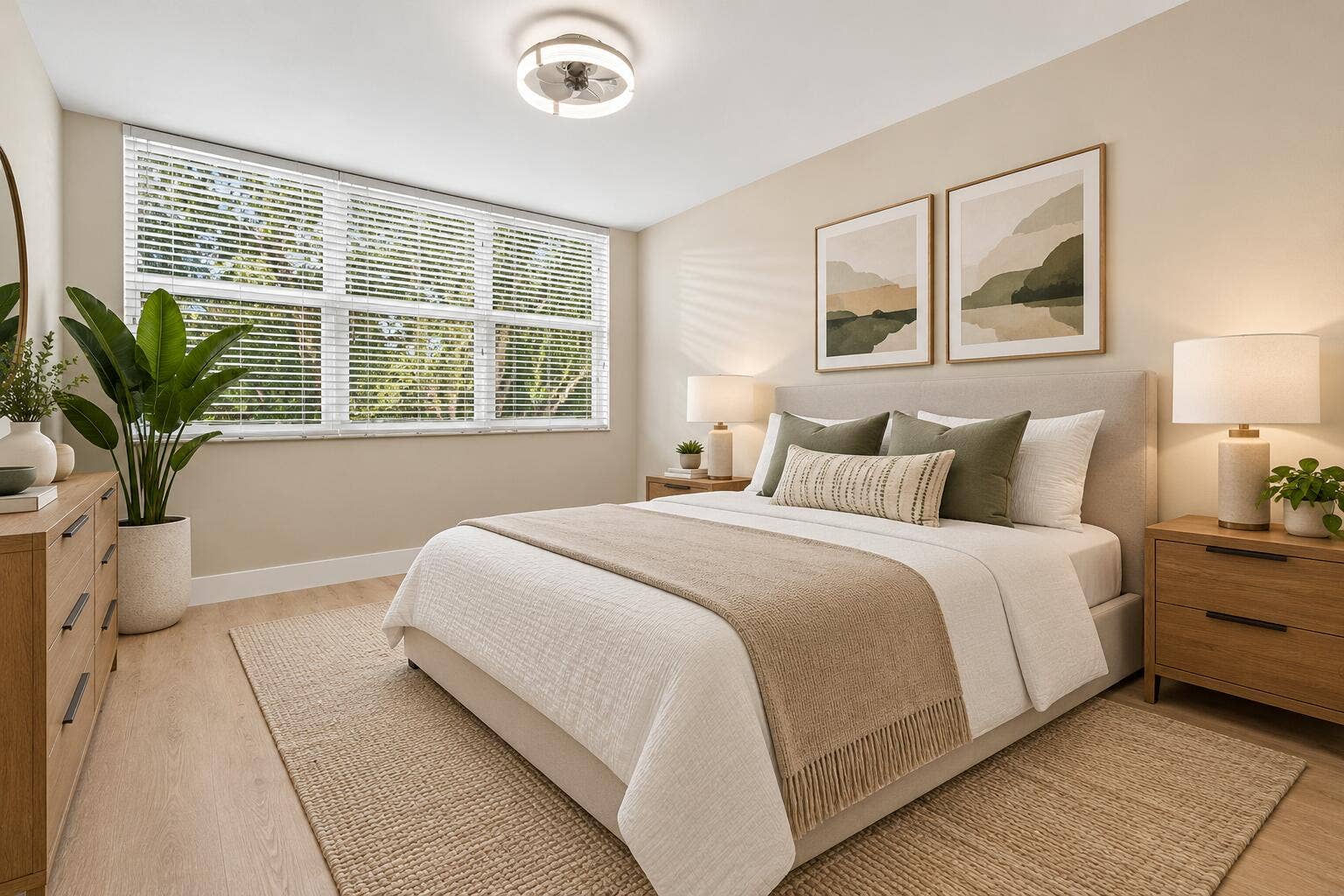Virtual Furnished Guest Bedroom