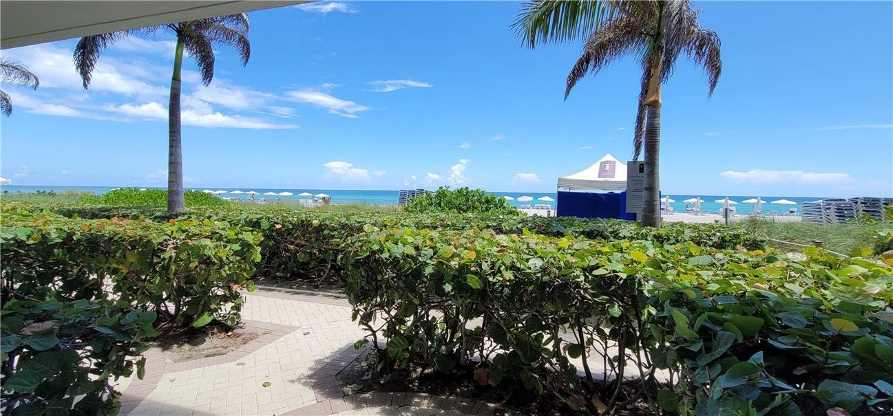 Cabana ocean front