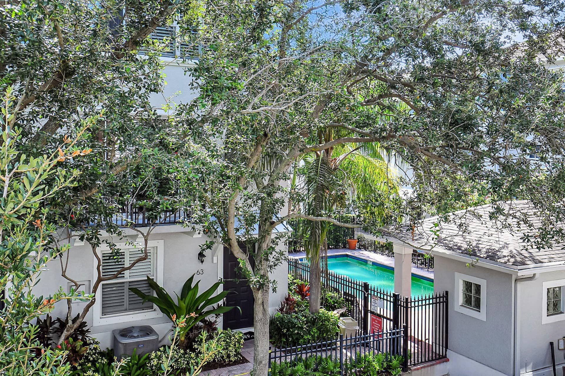 54 Atlantic Grove Way, Delray Beach, FL 33444 pool view from balcony