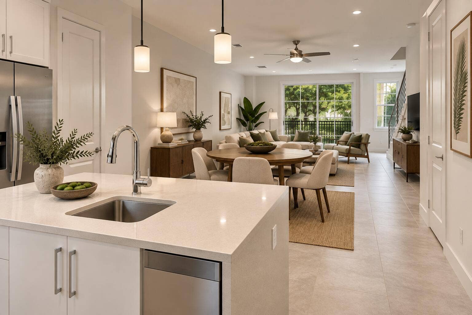54 Atlantic Grove Way, Delray Beach, FL 33444 artis render dining area from kitchen