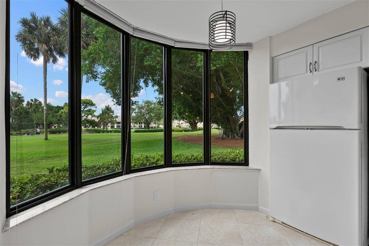 Kitchen with Golf Course Views