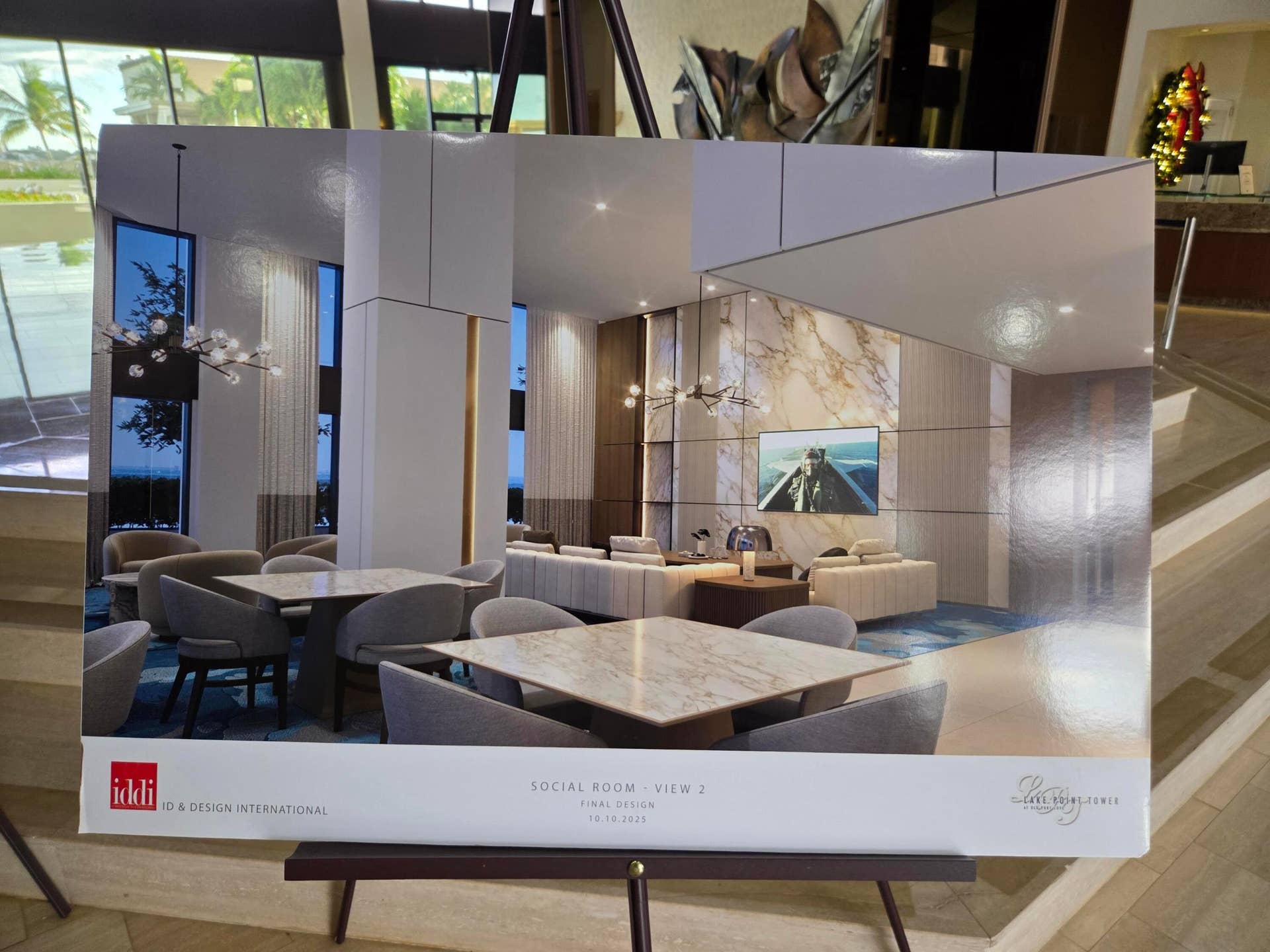 100 Lakeshore Drive, #754, North Palm Beach, FL 33408 New Social Room Renderings
