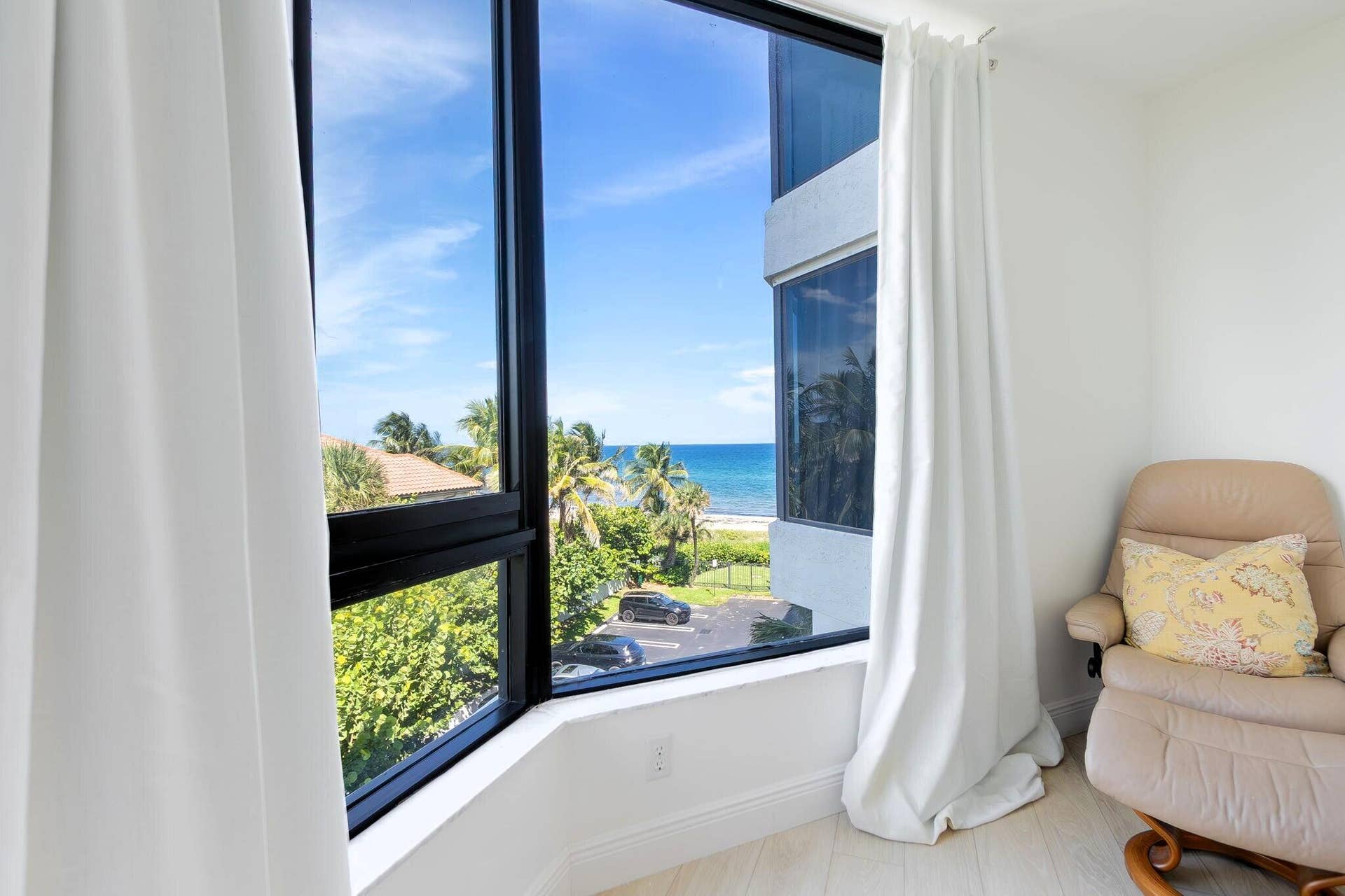 2565 S Ocean Boulevard, #205-N, Highland Beach, FL 33487 OCEAN VIEWS FROM THE PRIMARY BEDROOM