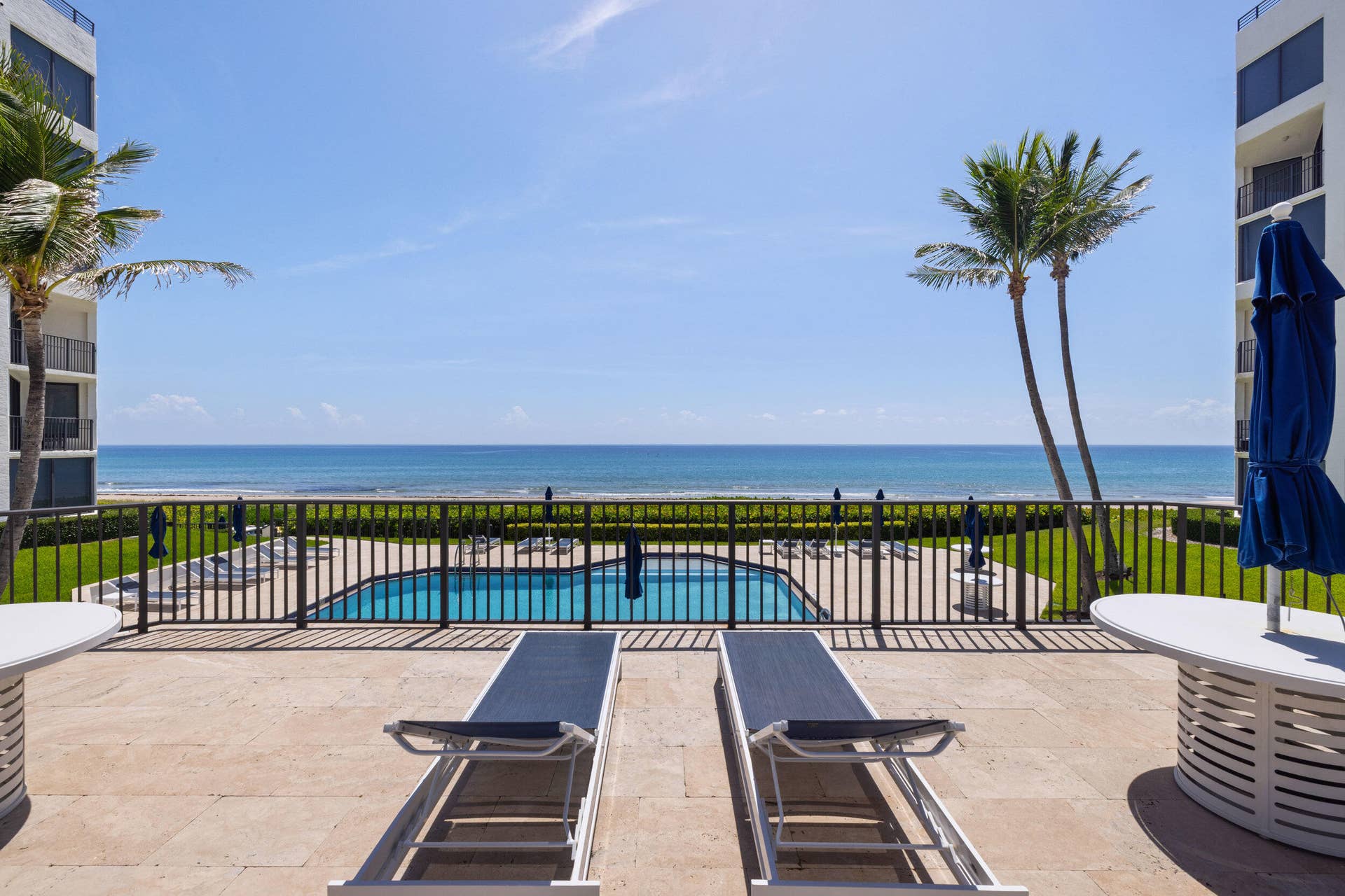 2565 S Ocean Boulevard, #205-N, Highland Beach, FL 33487 LOUNGE DECK VIEW