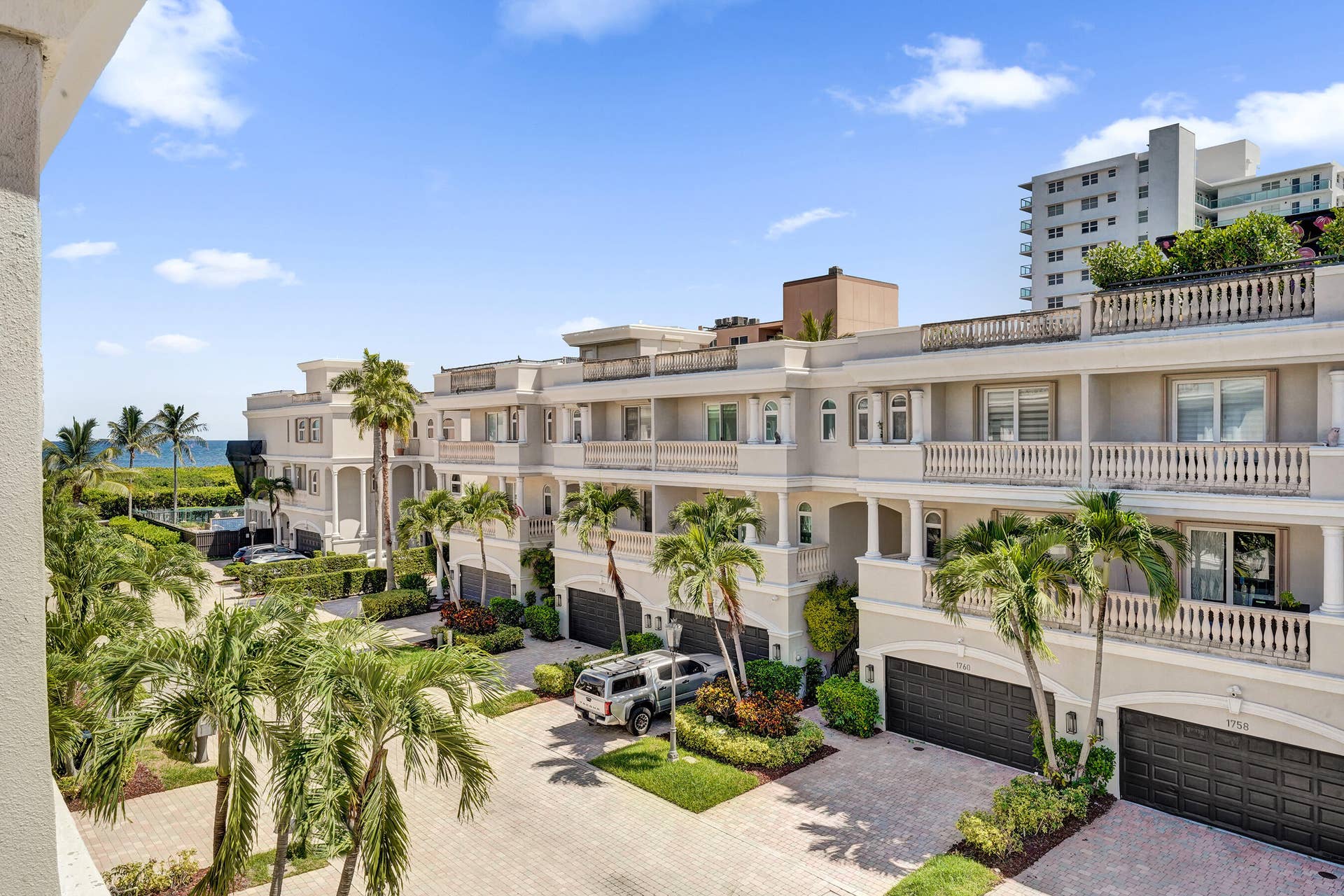 1780 Bay Drive, Pompano Beach, FL 33062 Primary Balcony Ocean View