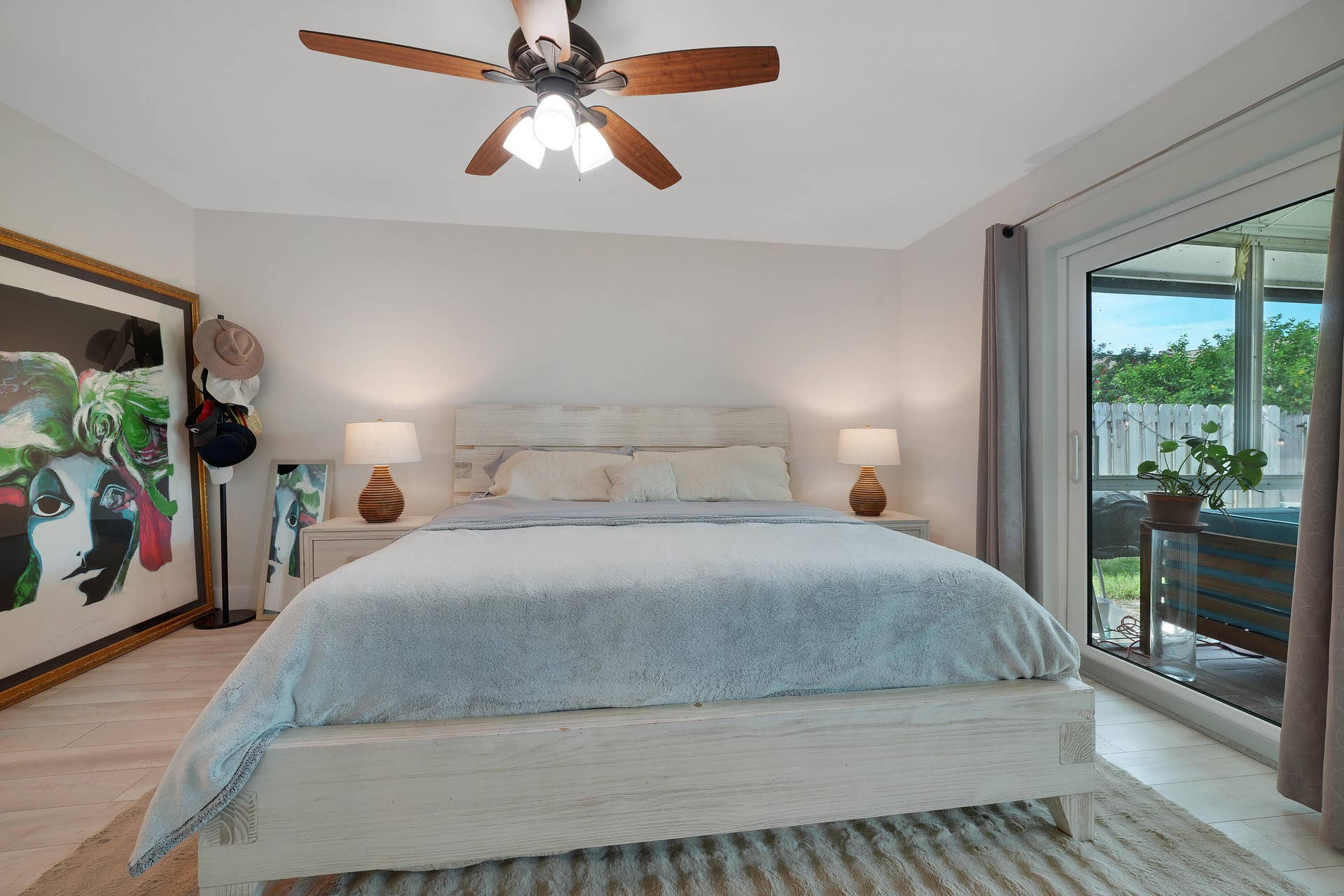 129 Stillwater Circle, Jupiter, FL 33458 Master Bedroom Angle w/ Private Lanai Access