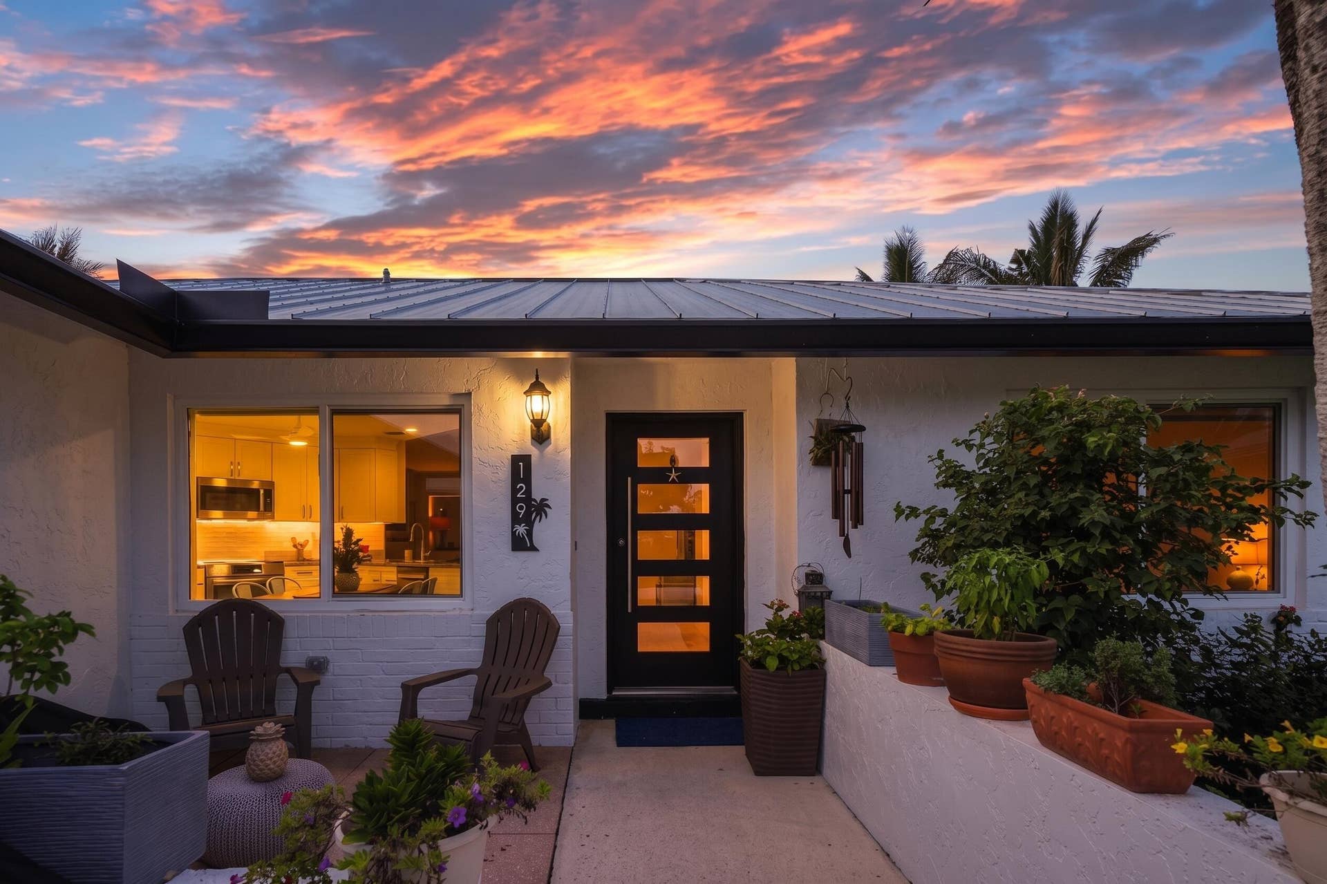 129 Stillwater Circle, Jupiter, FL 33458 Twilight Entrance