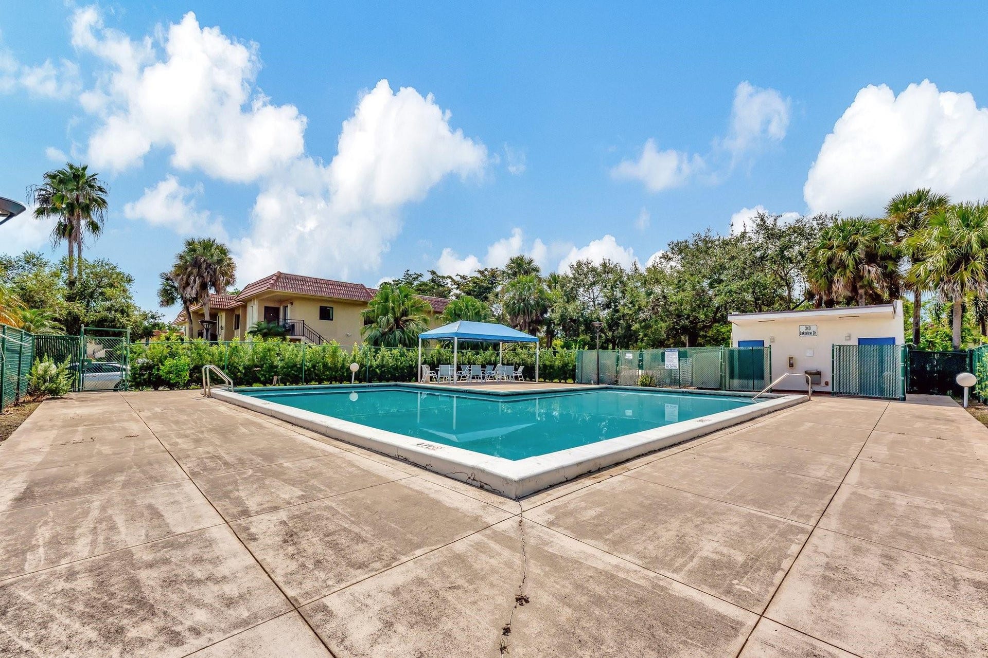 Community pool just steps away!