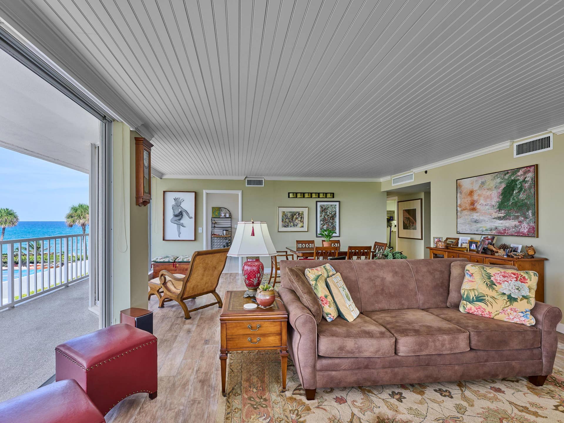3211 S Ocean Boulevard, #403, Highland Beach, FL 33487 Living room Dining room Area
