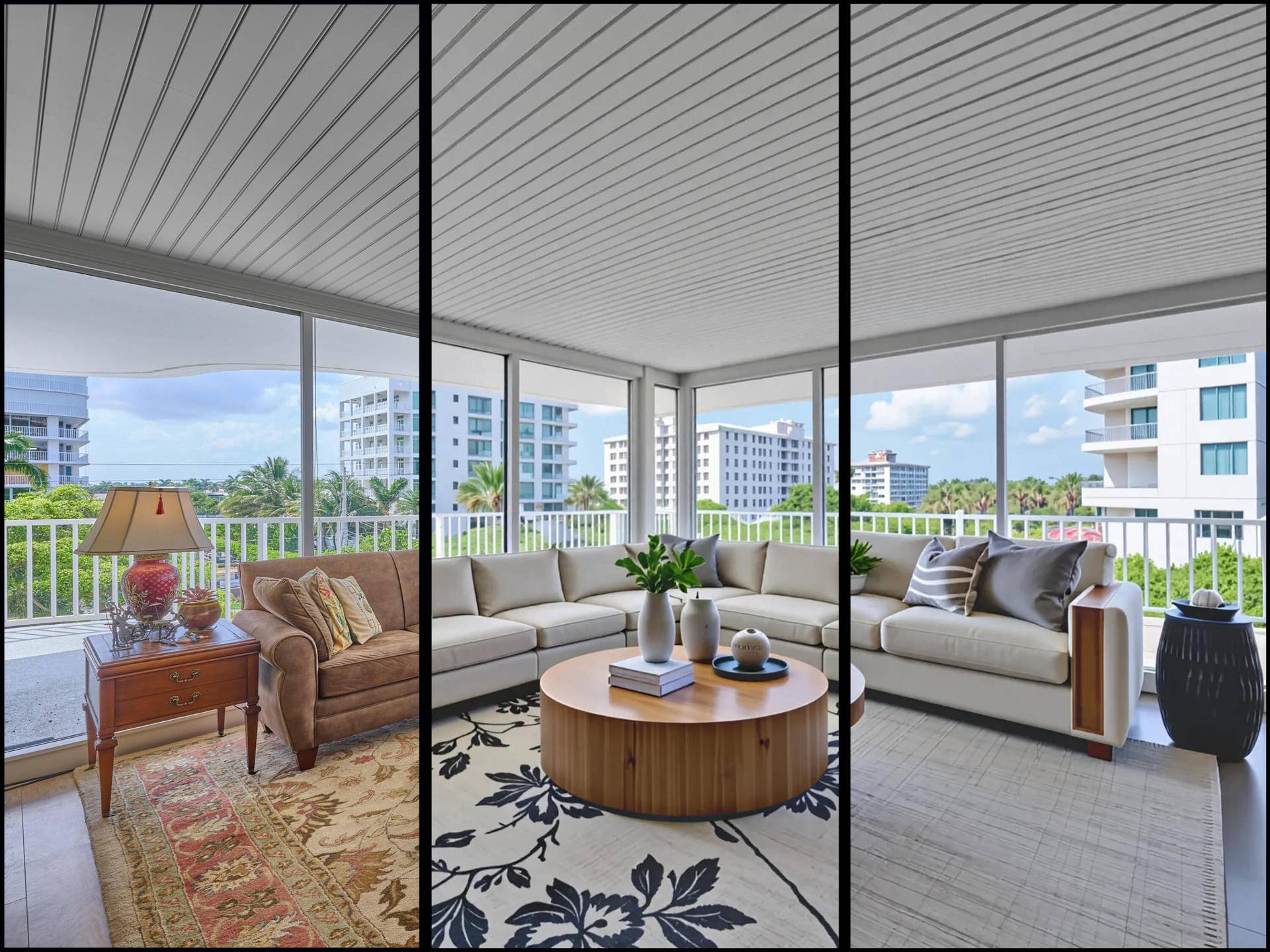 3211 S Ocean Boulevard, #403, Highland Beach, FL 33487 3 panels of decorating choices