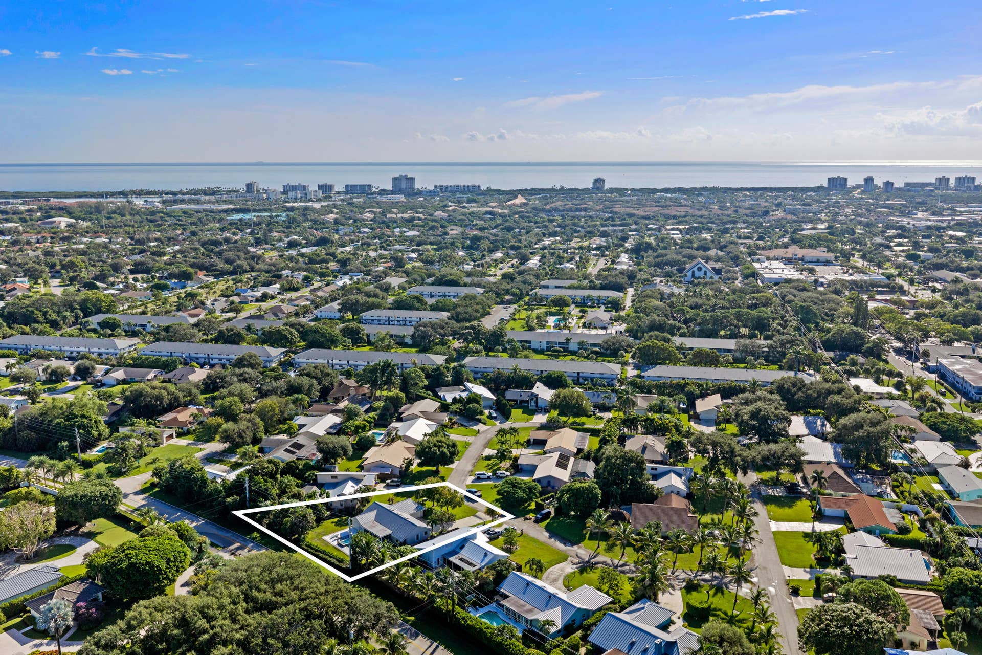 4456 Nicole Circle, Jupiter, FL 33469 South View