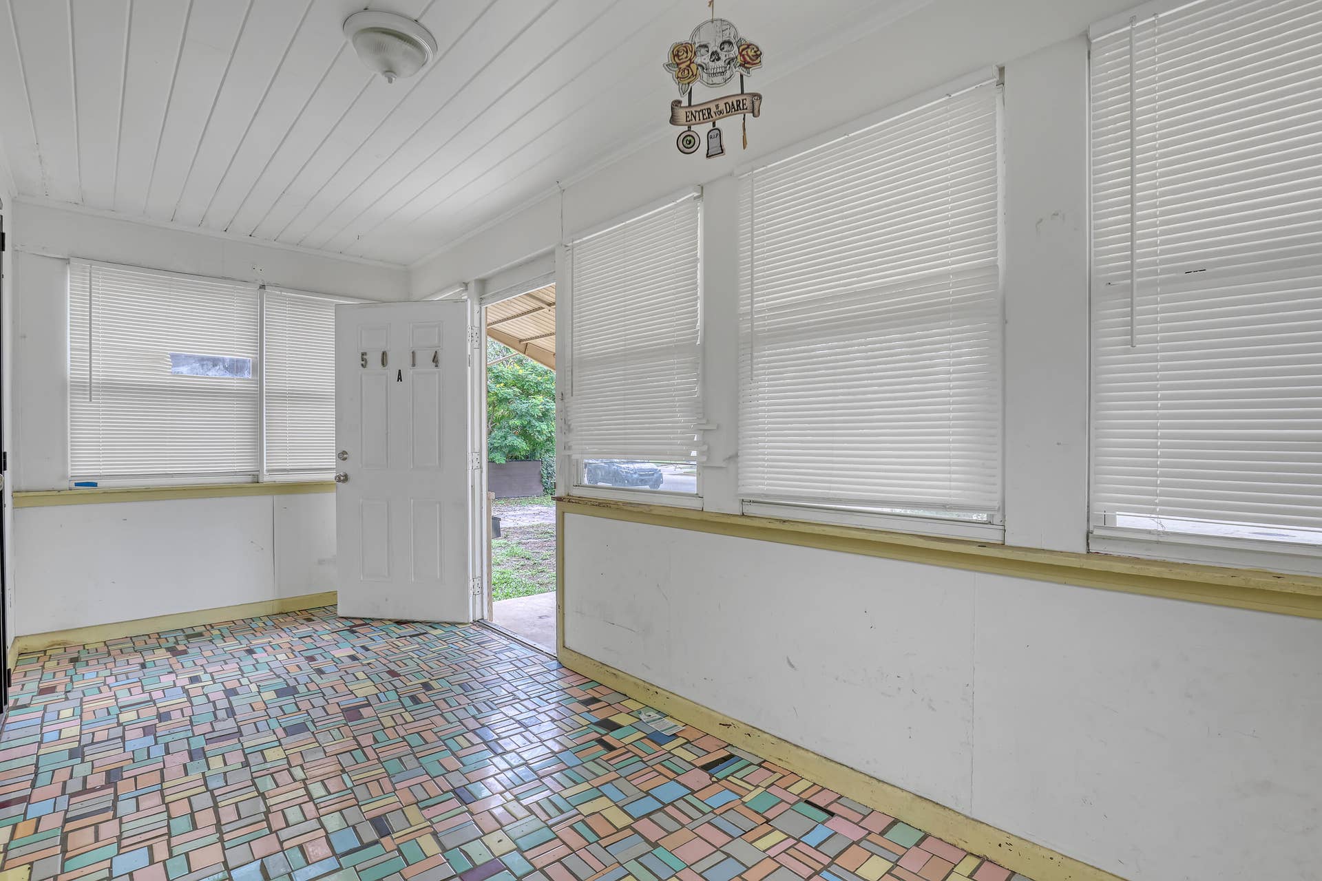 5014 SPRUCE Avenue, West Palm Beach, FL 33407 Sunroom Entrance