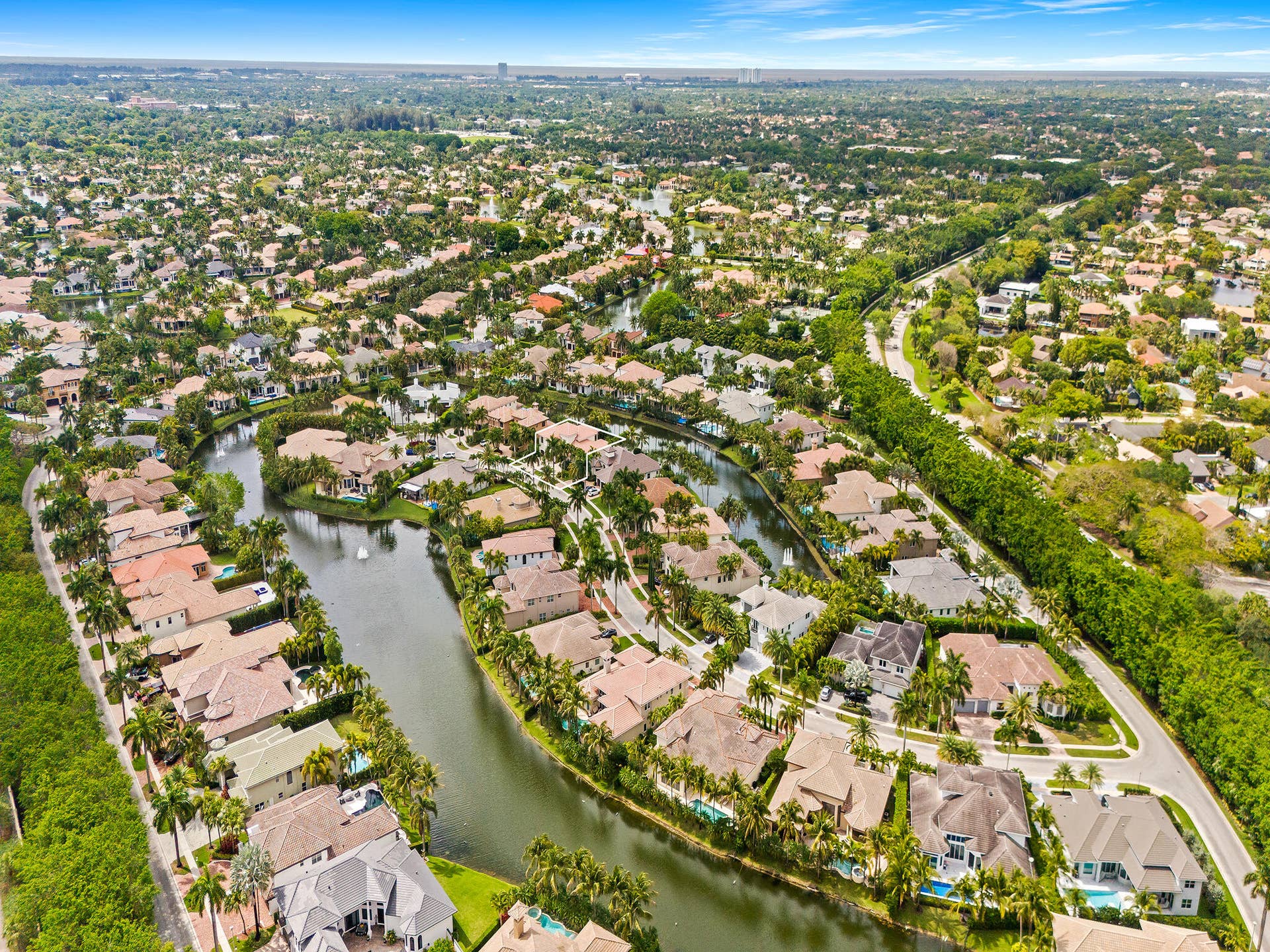10241 KEY PLUM Street, Plantation, FL 33324 Aerial View of Cul de Sac Location on Sought After Key Plum Street