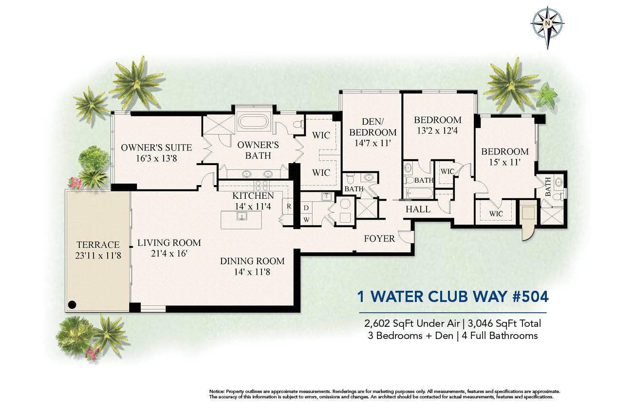1 WATER CLUB Way, #504, North Palm Beach, FL 33408 1 Water Club way #504 - Photo Packet22