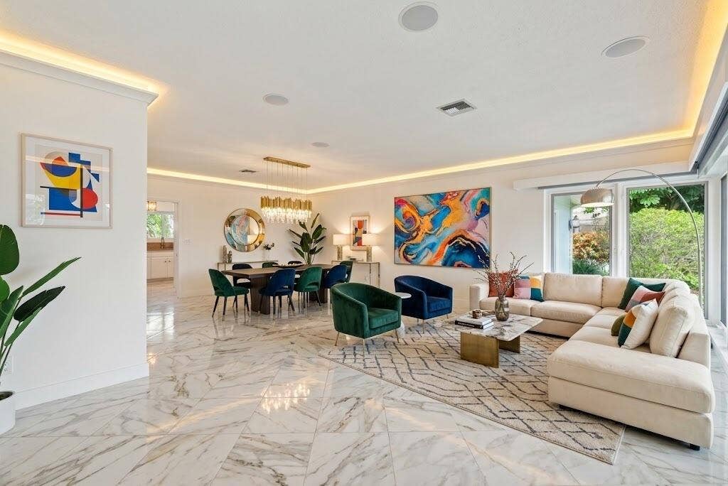 1431 S Ocean Boulevard, #Unit 28, Pompano Beach, FL 33062 4a Living Room