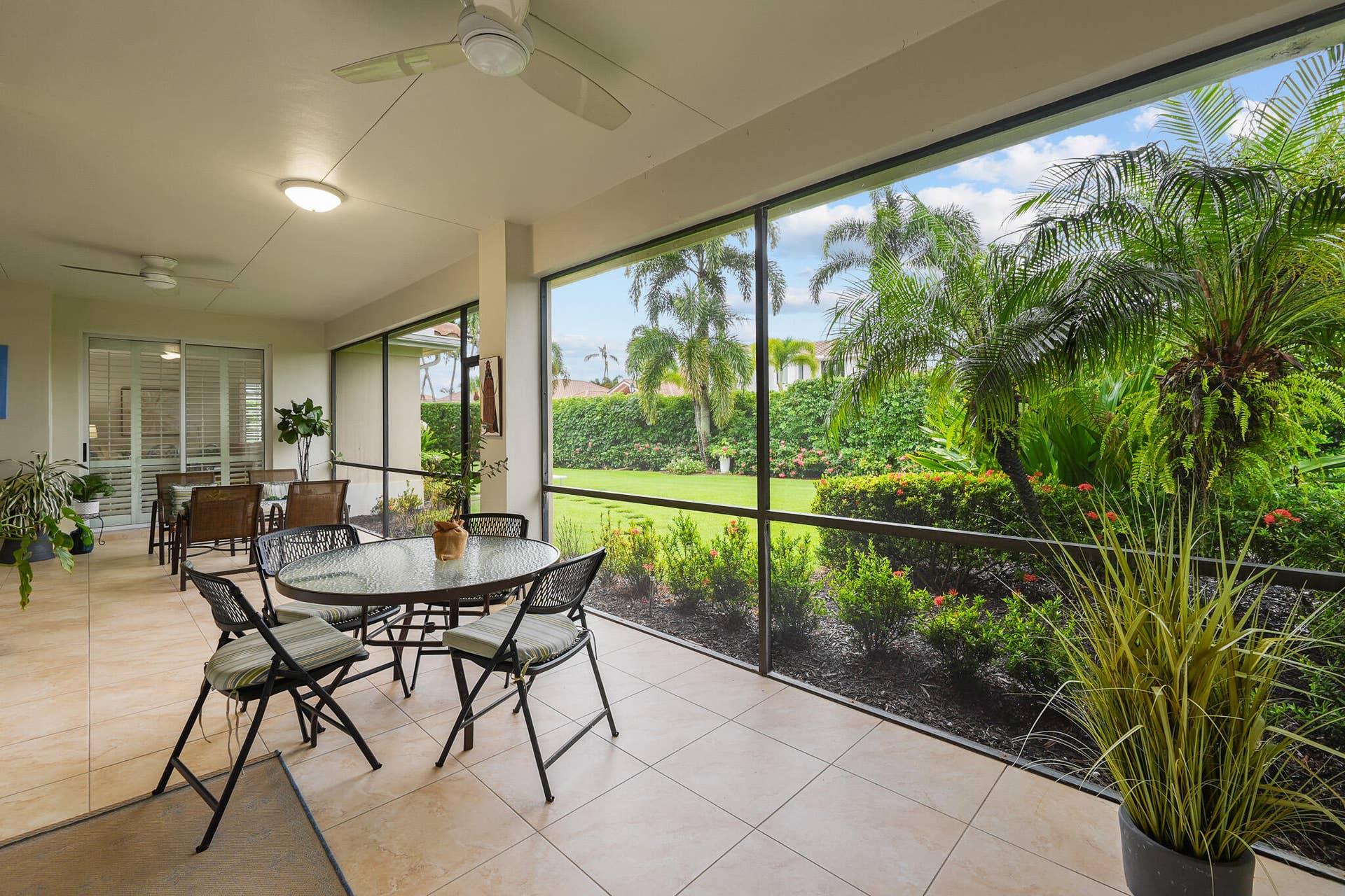 Fully Screened In Outdoor Area
