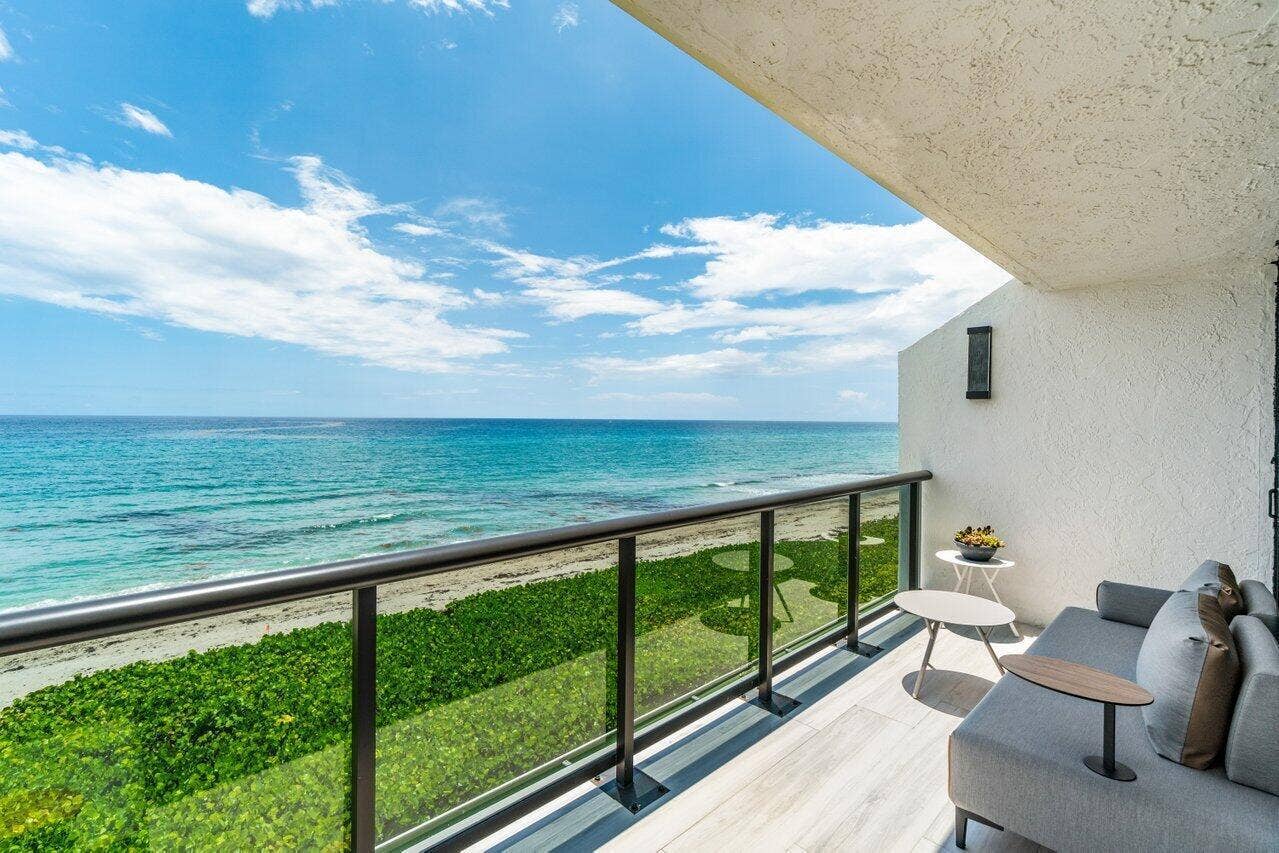 3115 S Ocean Boulevard, #104, Highland Beach, FL 33487 Primary Suite Balcony
