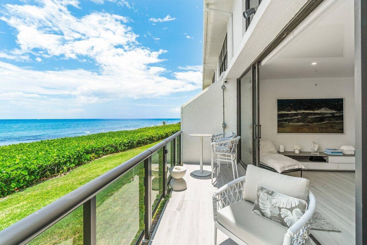 3115 S Ocean Boulevard, #104, Highland Beach, FL 33487 Private Terrace