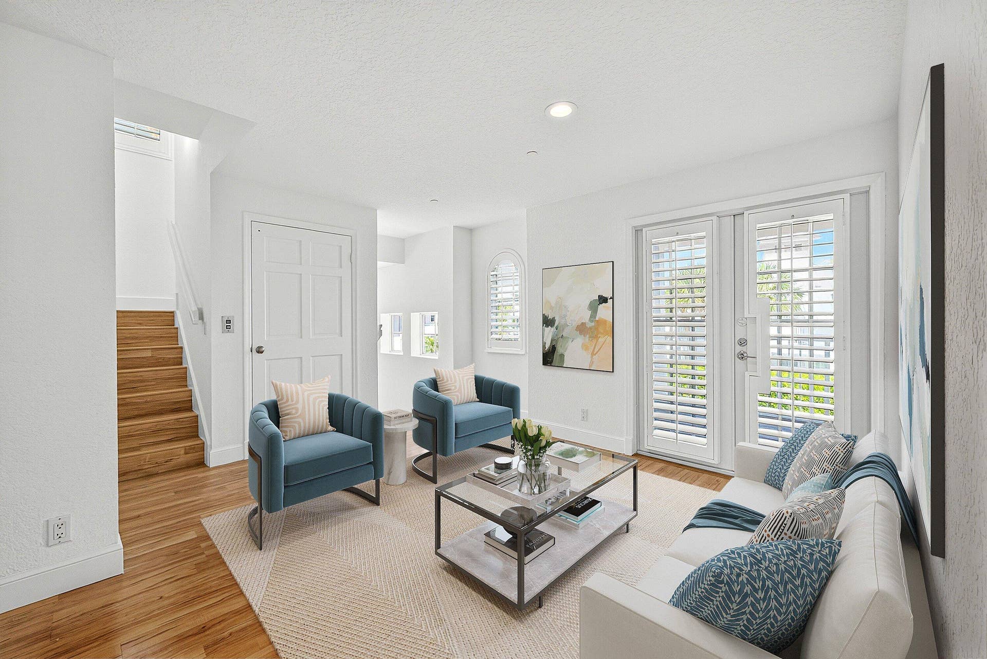 130 JUPITER KEY Road, Jupiter, FL 33477 virtually staged 2nd floor living area