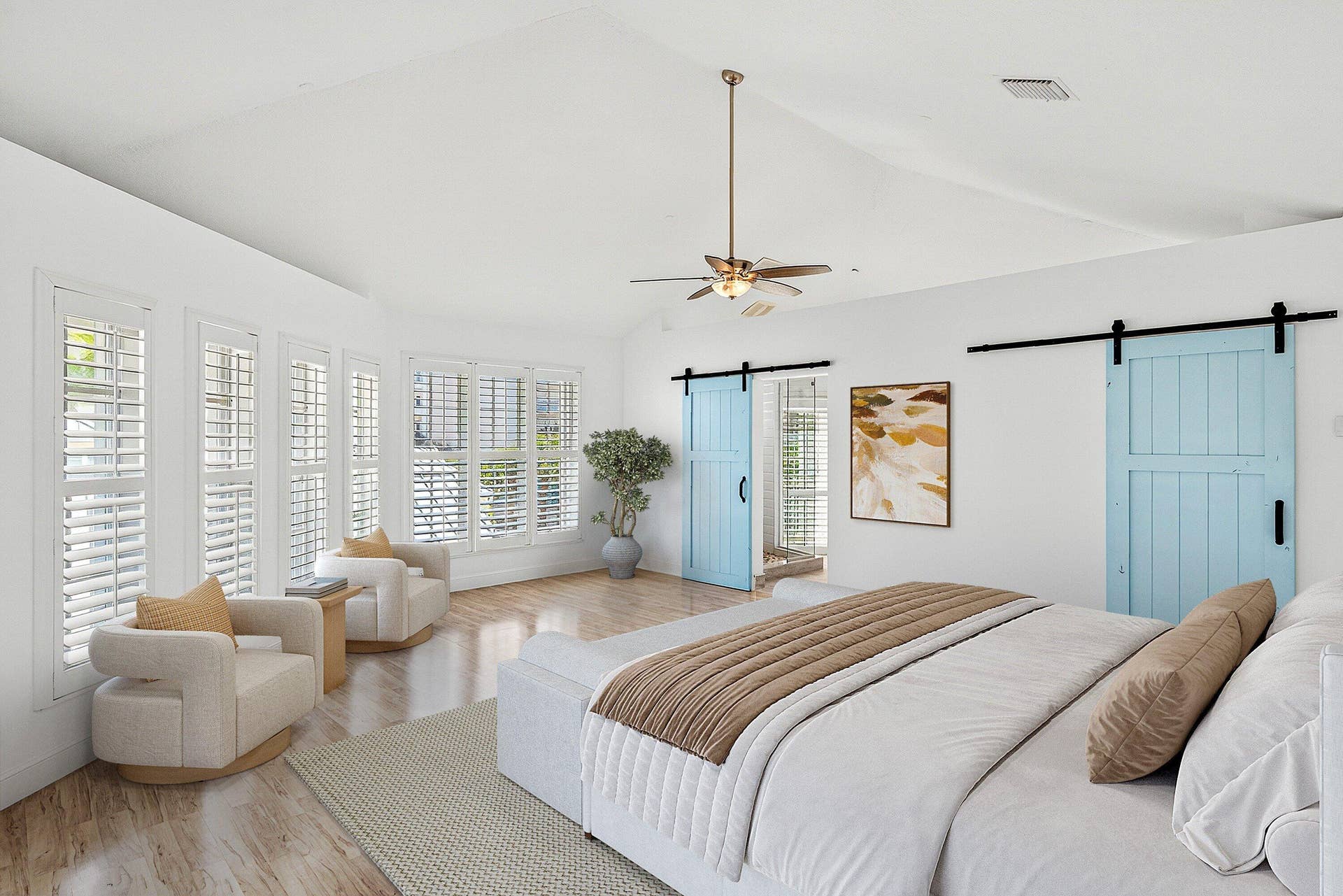 130 JUPITER KEY Road, Jupiter, FL 33477 Virtually staged primary suite