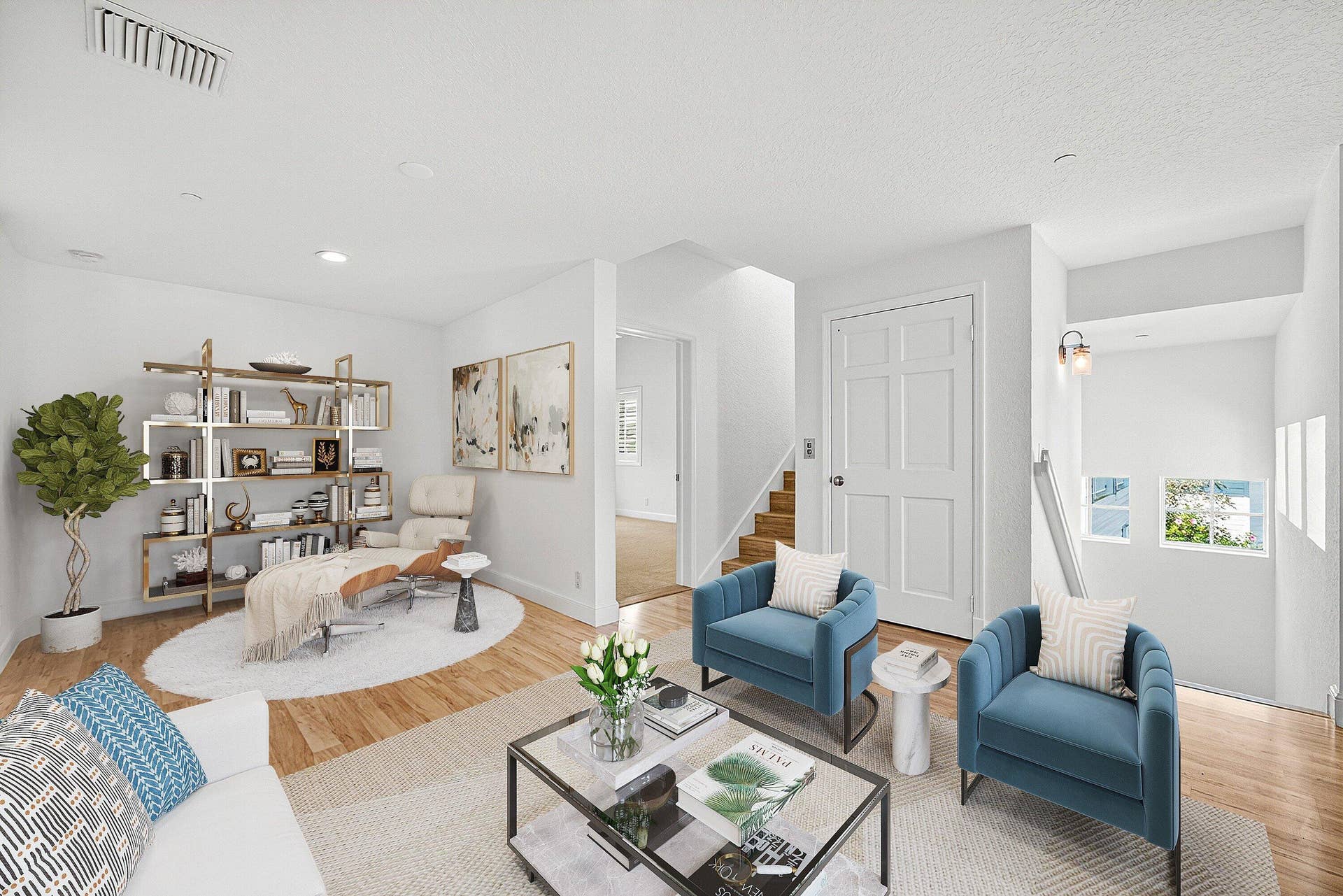 130 JUPITER KEY Road, Jupiter, FL 33477 Virtually staged 2nd floor living area