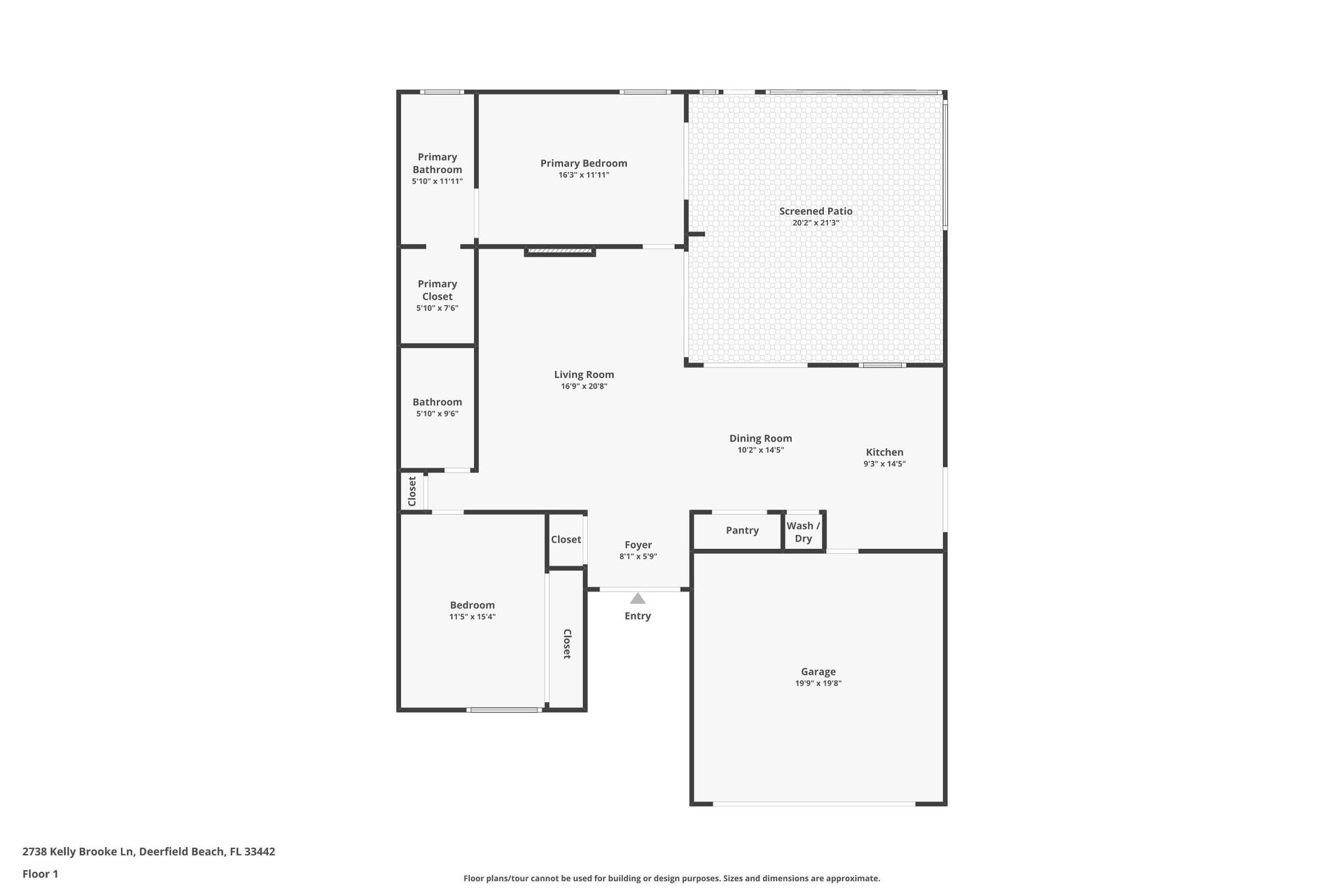 2738 DEER CREEK KELLY BROOKE Lane, Deerfield Beach, FL 33442 Floor plan.