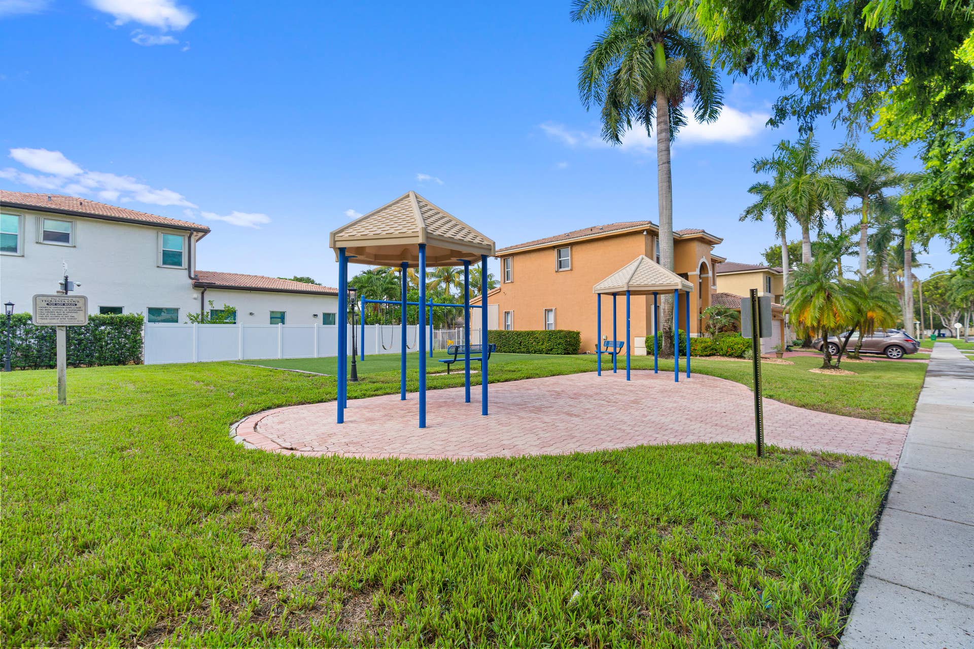 Neighborhood park offers additional outdoor space within the community.