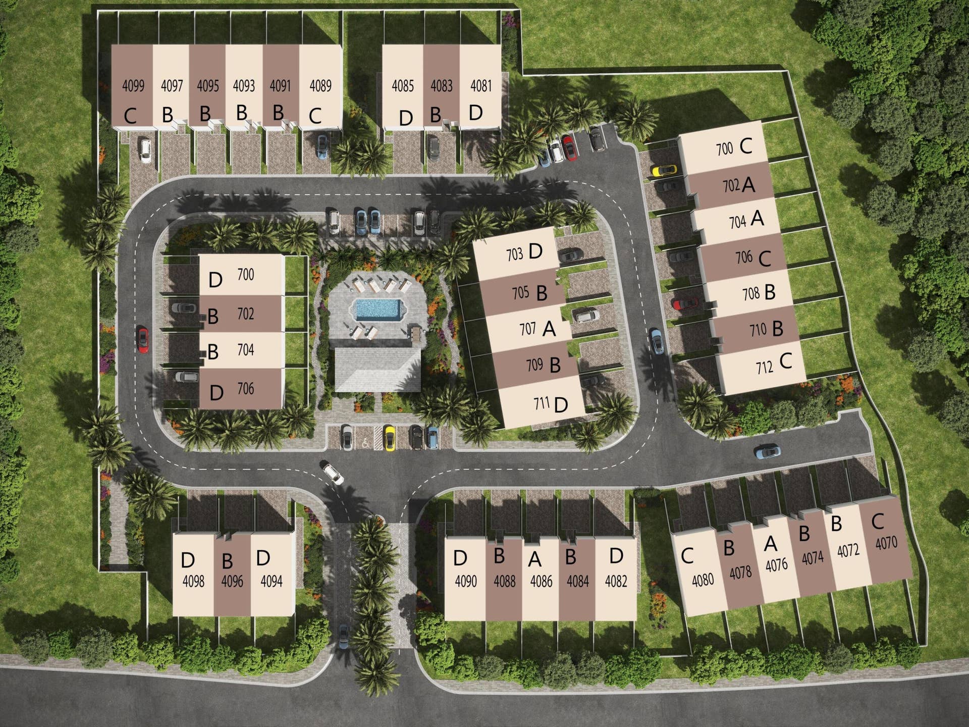 708 Del Vista Road, Pompano Beach, FL 33069 Siteplan rendering
