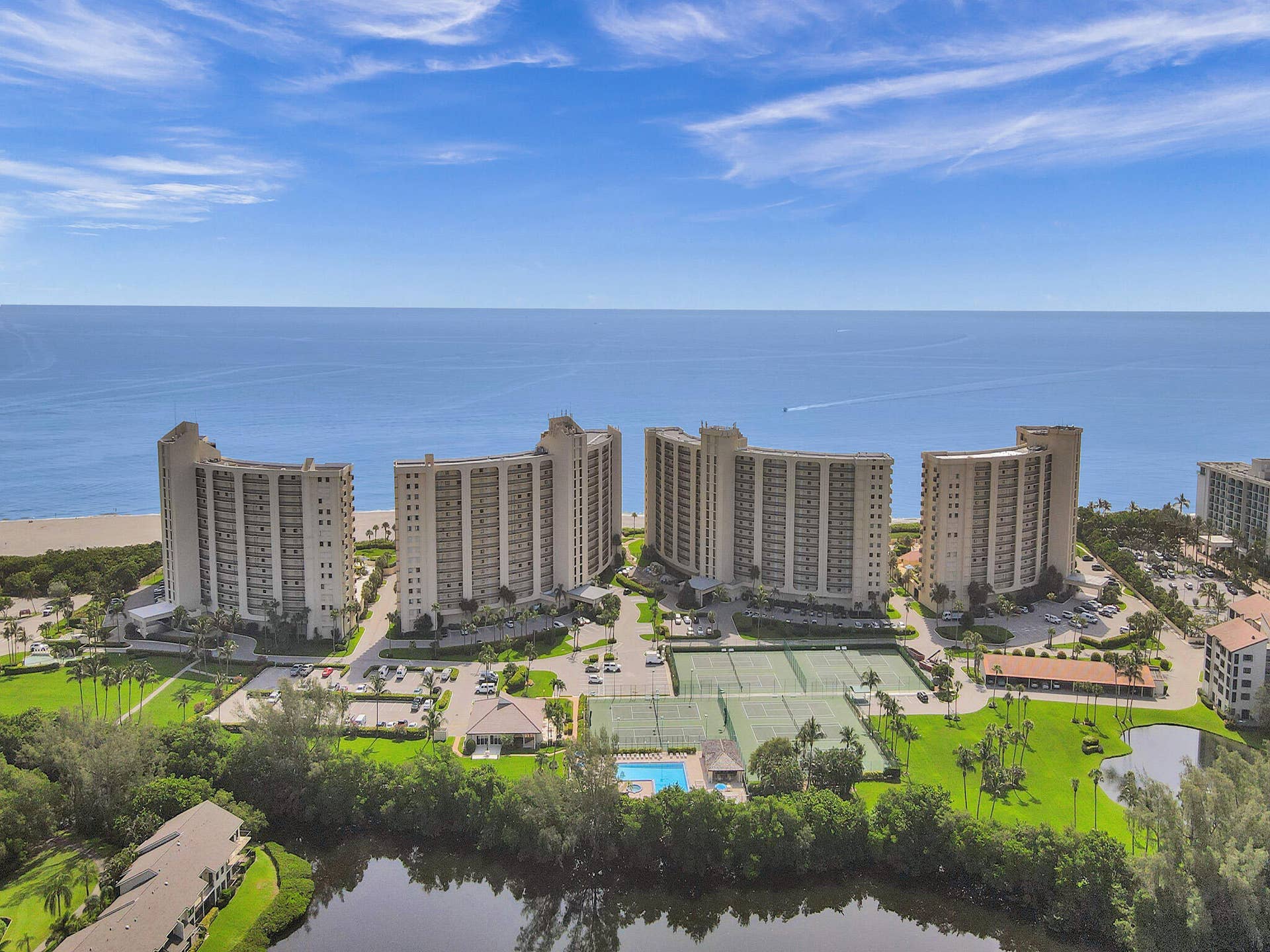 400 OCEAN TRAIL Way, #1208, Jupiter, Jupiter, FL 33477 Aerial View