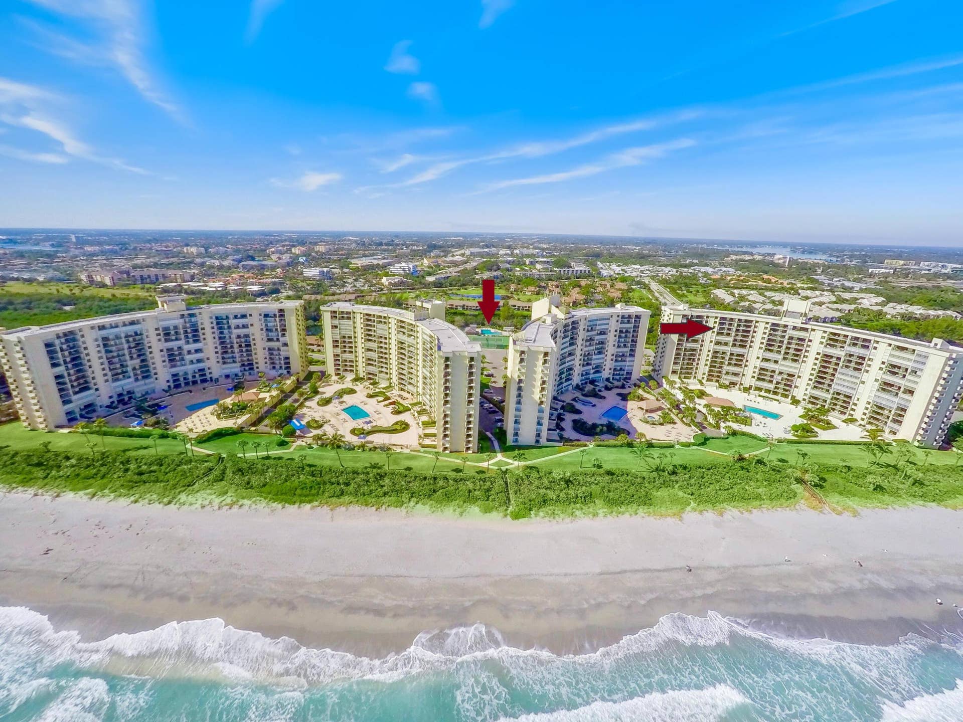 400 OCEAN TRAIL Way, #1208, Jupiter, Jupiter, FL 33477 Aerial View