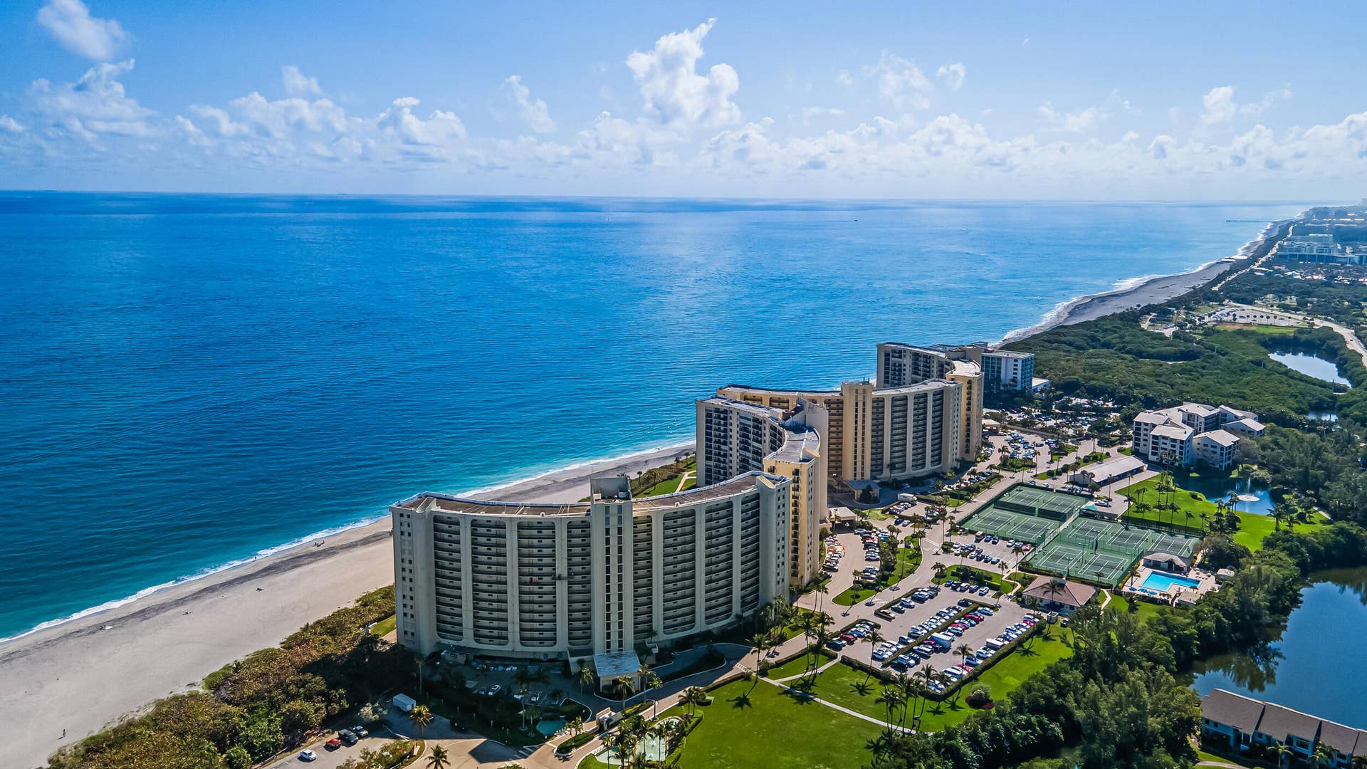 400 OCEAN TRAIL Way, #1208, Jupiter, Jupiter, FL 33477 Aerial View