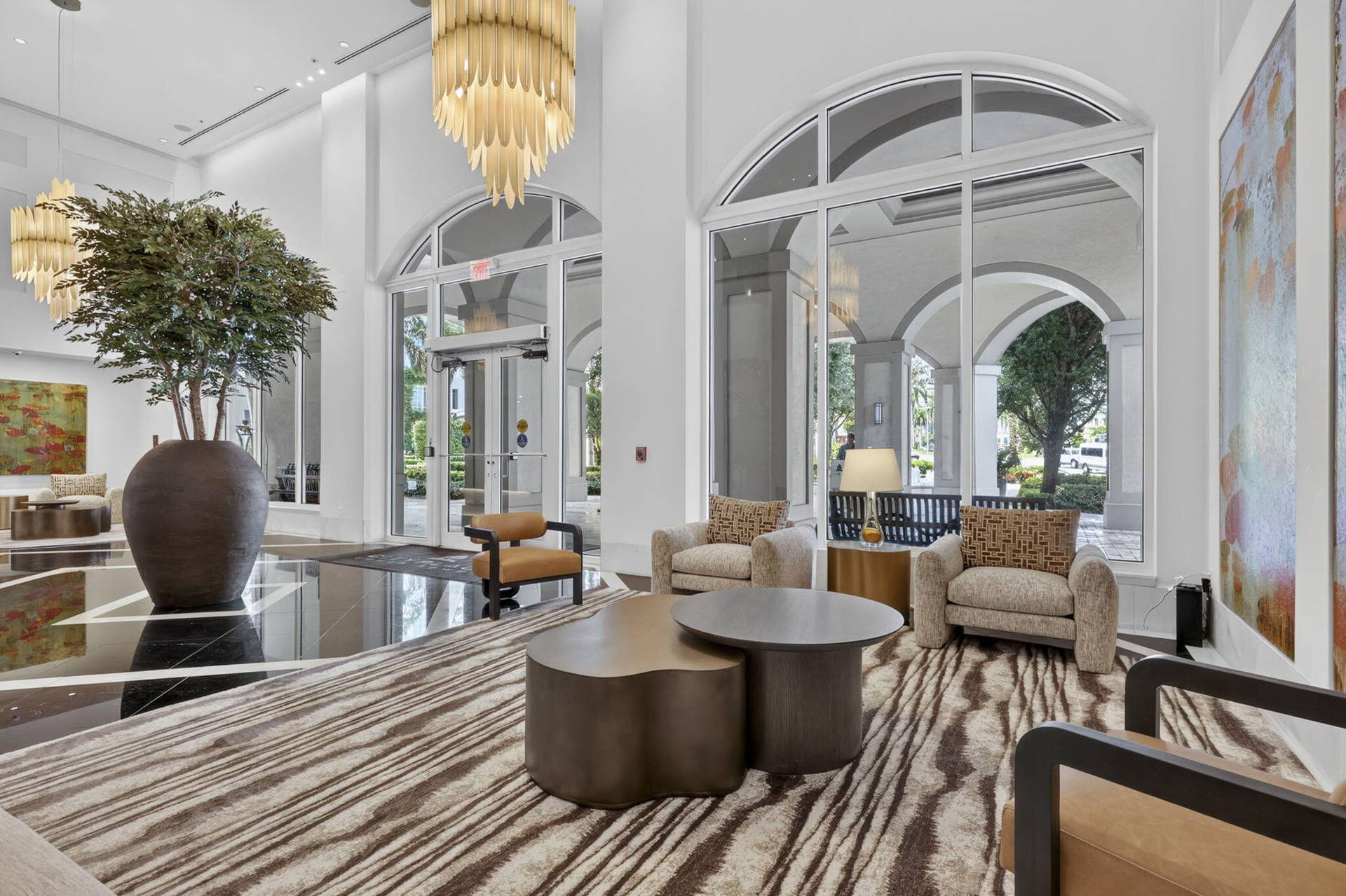 550 Okeechobee Boulevard, #1215, West Palm Beach, FL 33401 Newly Remodeled Main Lobby