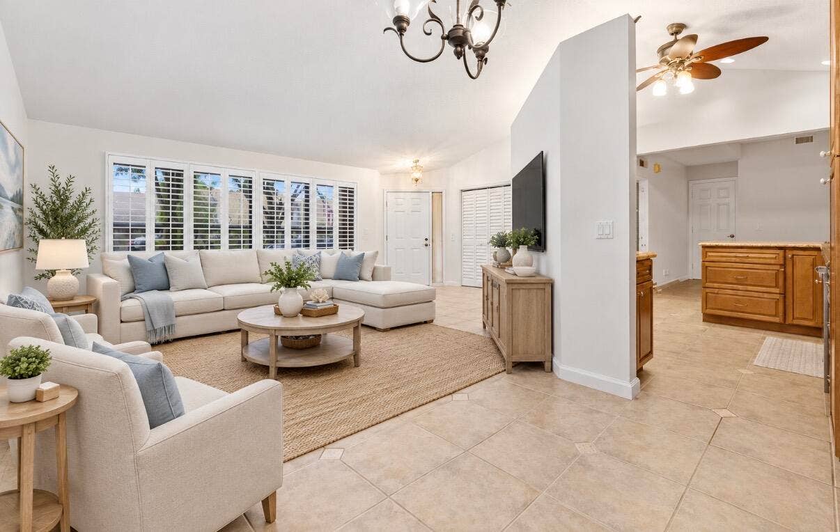 101 TIMBER Lane, Jupiter, FL 33458 AI staging in this picture