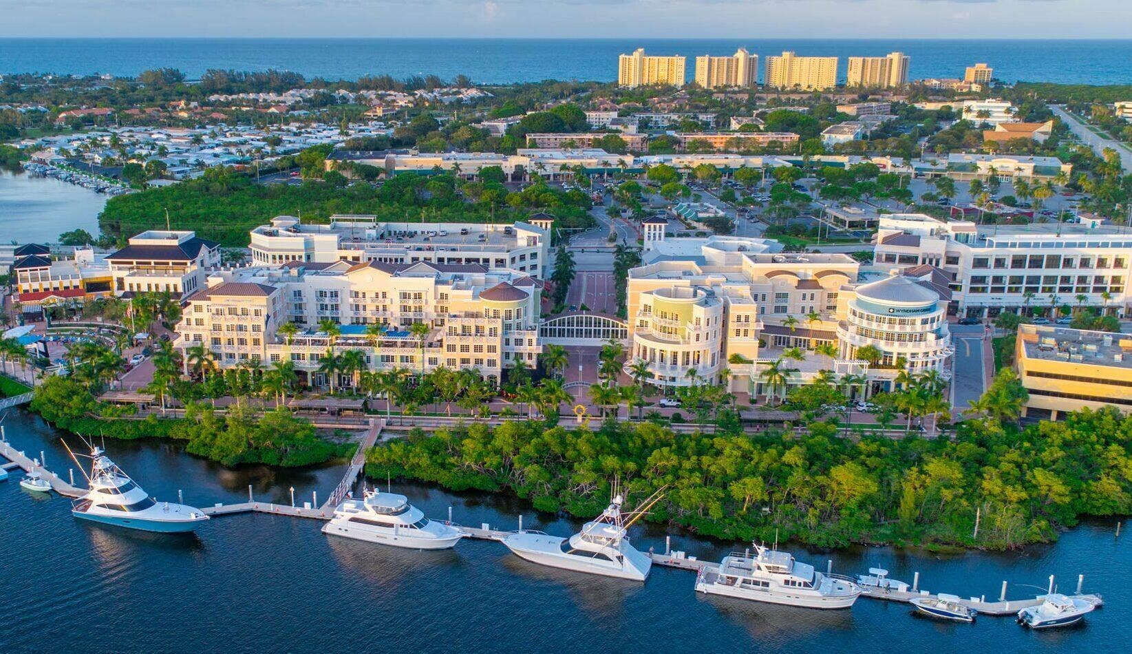 Harborside has lots of restaurants