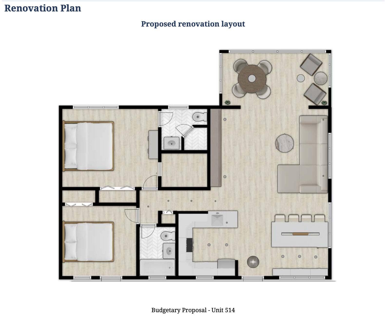 2850 S Ocean Boulevard, #PH-514, Palm Beach, FL 33480 GC RENOVATION QUOTATION IN MLS DOCS
